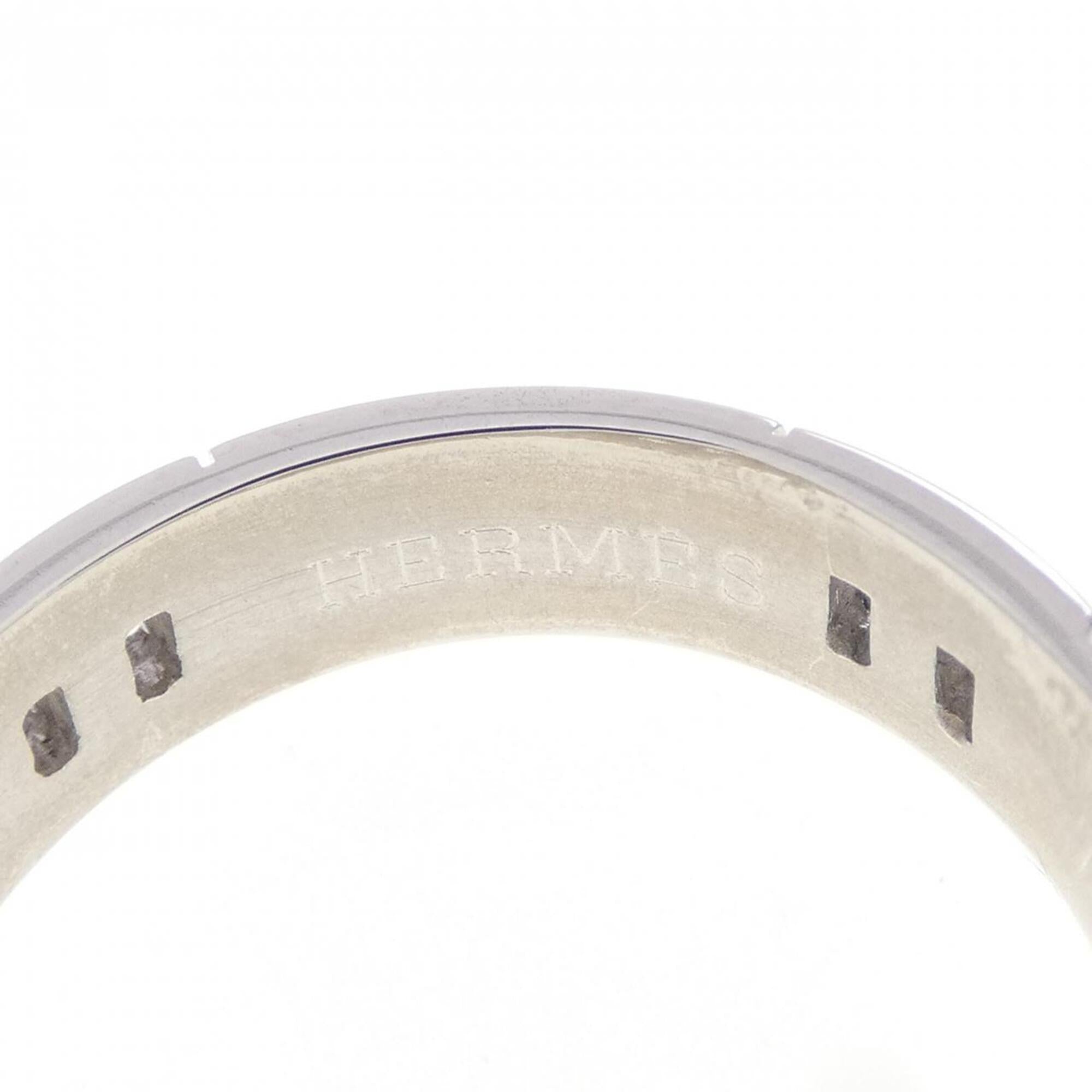Hermes White Gold (18K) Band Ring (Pre-Owned)