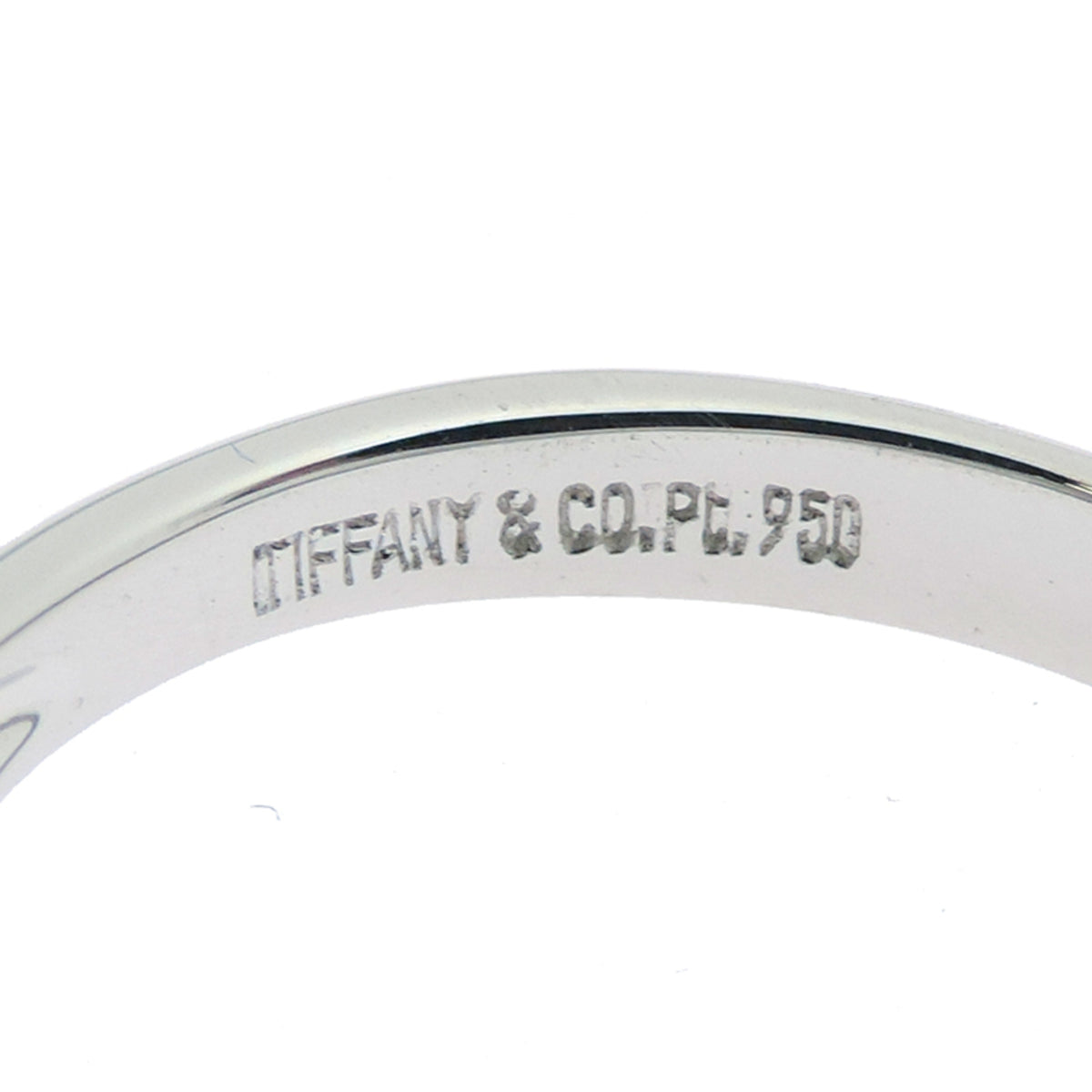 Tiffany Platinum 950 Band Ring (Pre-Owned)
