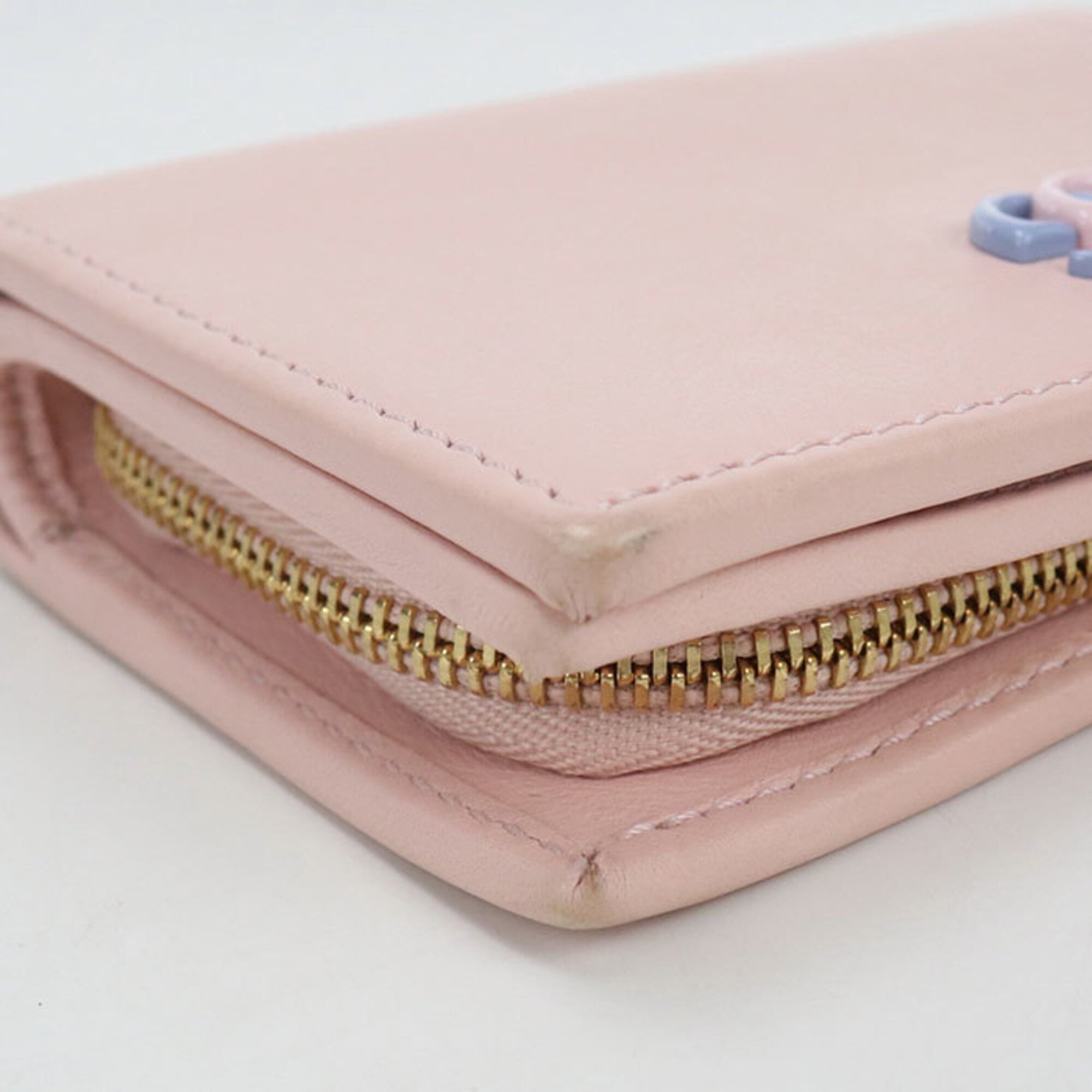 Gucci Pink Leather Wallet (Bi-Fold) (Pre-Owned)