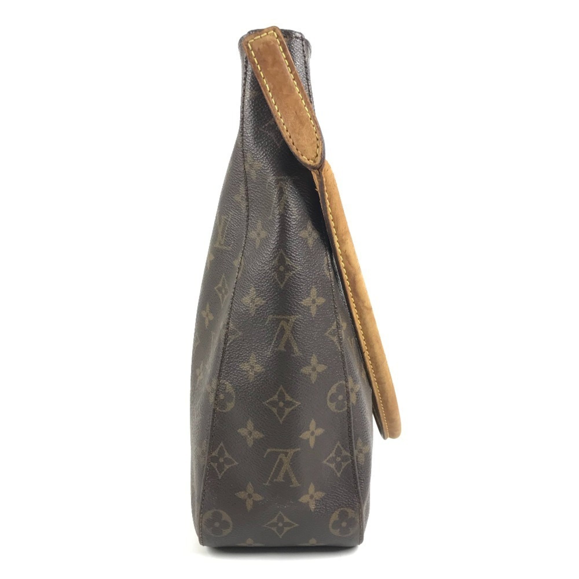 Louis Vuitton Brown Monogram Canvas Handbag Shoulder Bag (Pre-Owned)