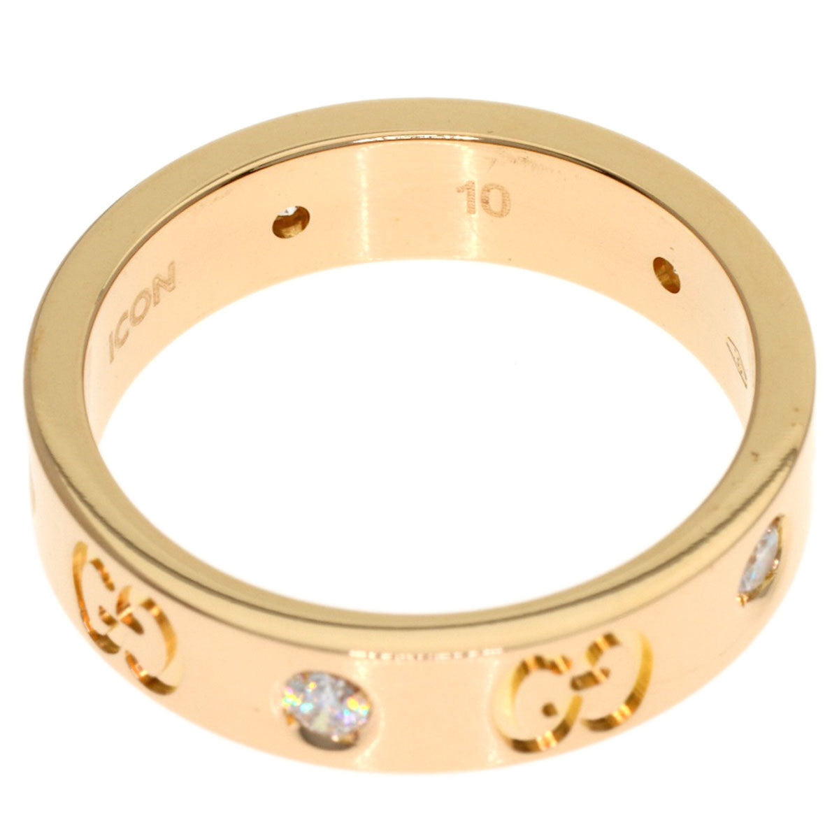 Gucci Pink Gold (18K) Band Ring (Pre-Owned)