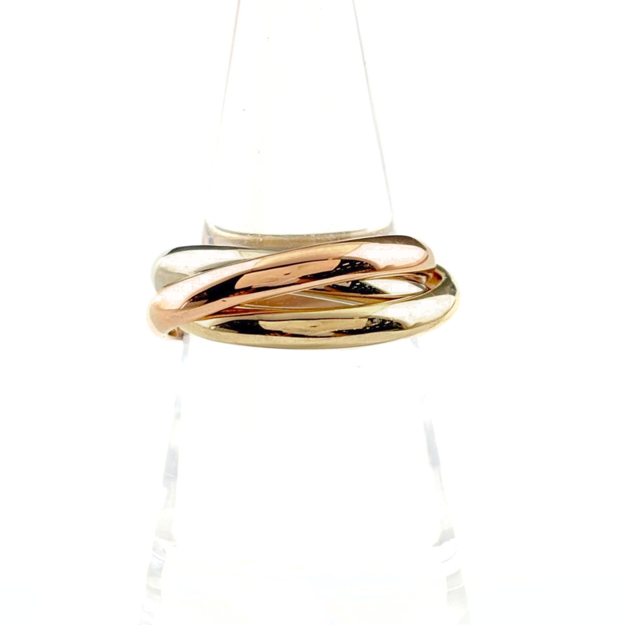 Tiffany Pink Gold (14K) White Gold (14K) Yellow Gold Band Ring (Pre-Owned)