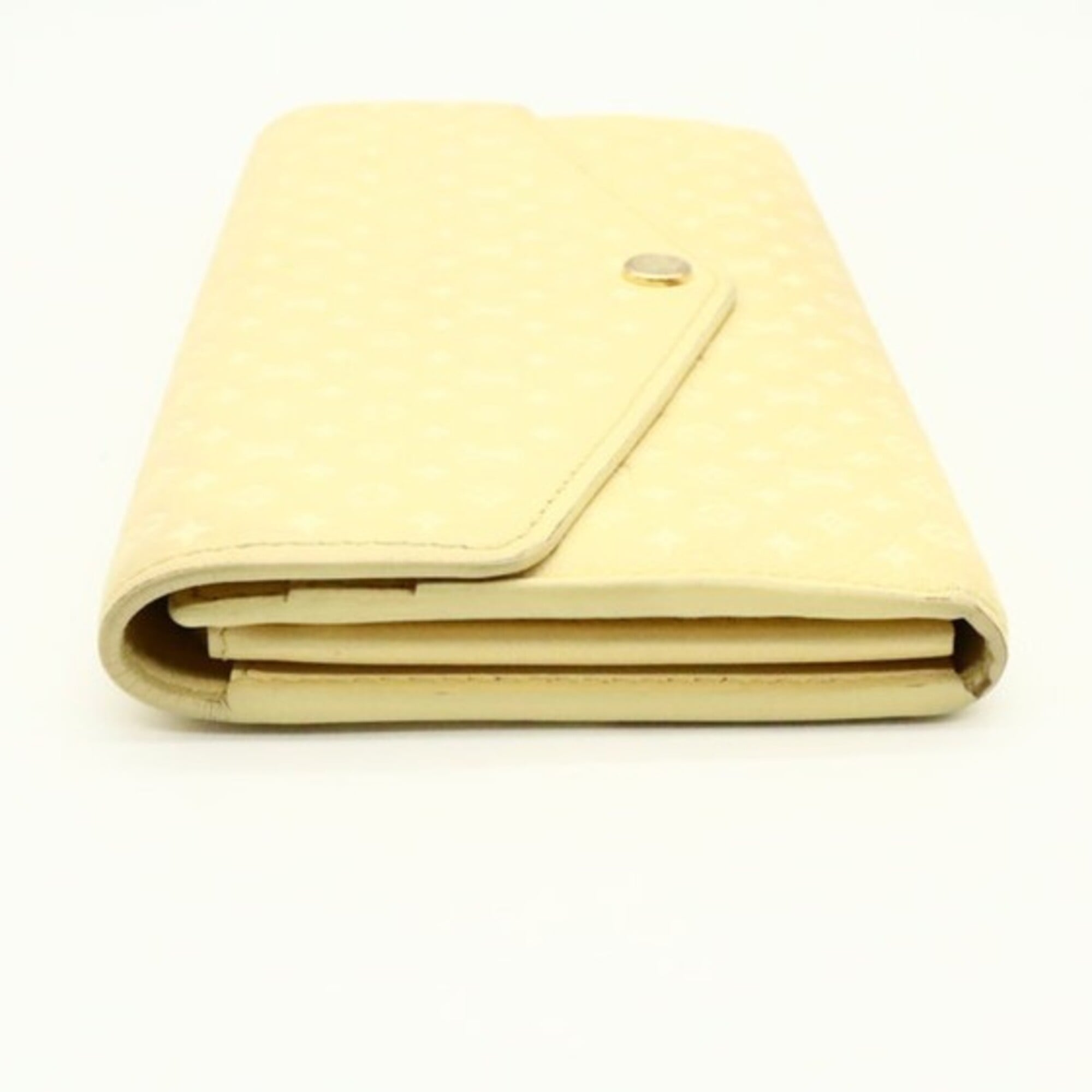 Louis Vuitton Jaune Yellow Monogram Long Wallet (Tri-Fold) (Pre-Owned)