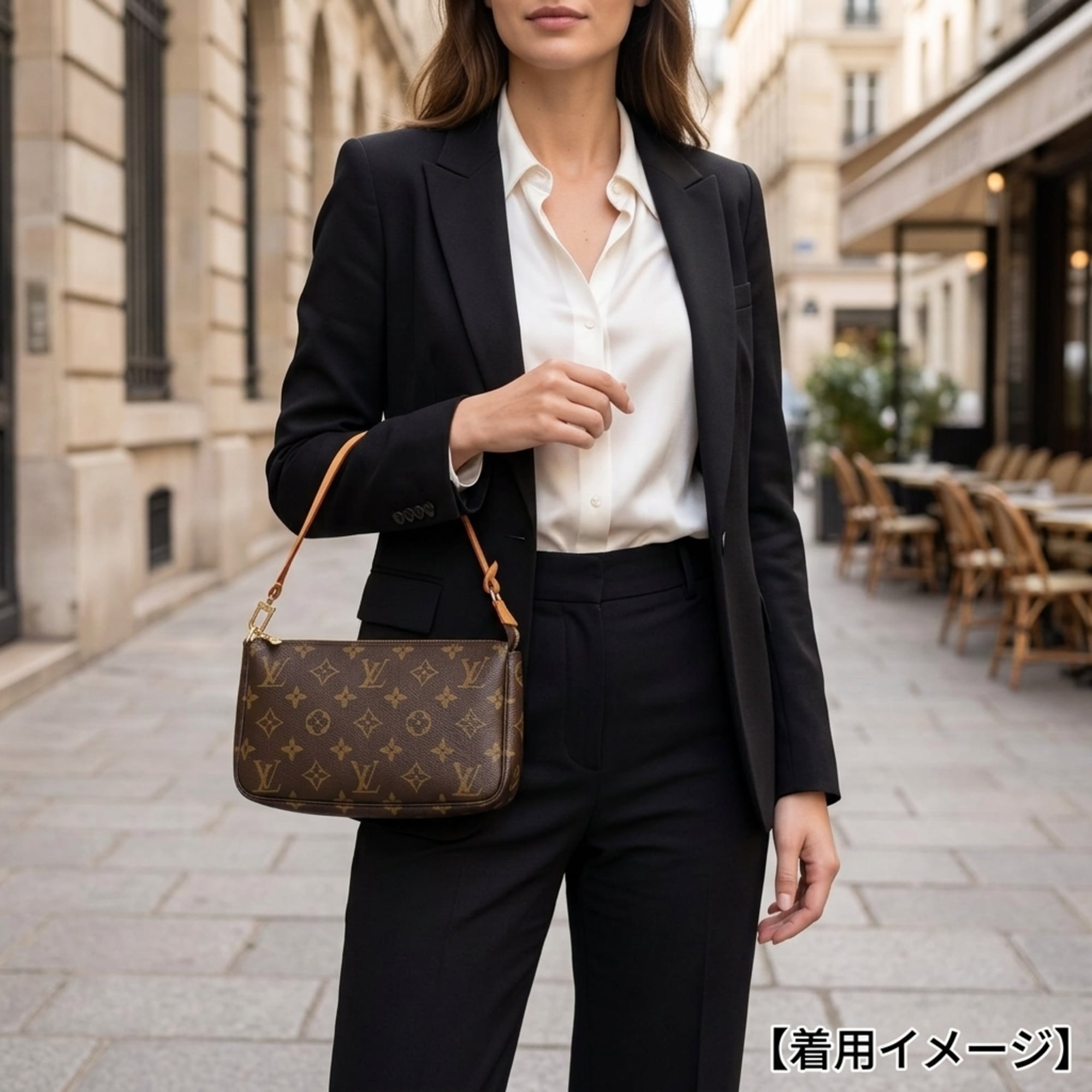 Louis Vuitton Monogram Brown Monogram Canvas Handbag (Pre-Owned)
