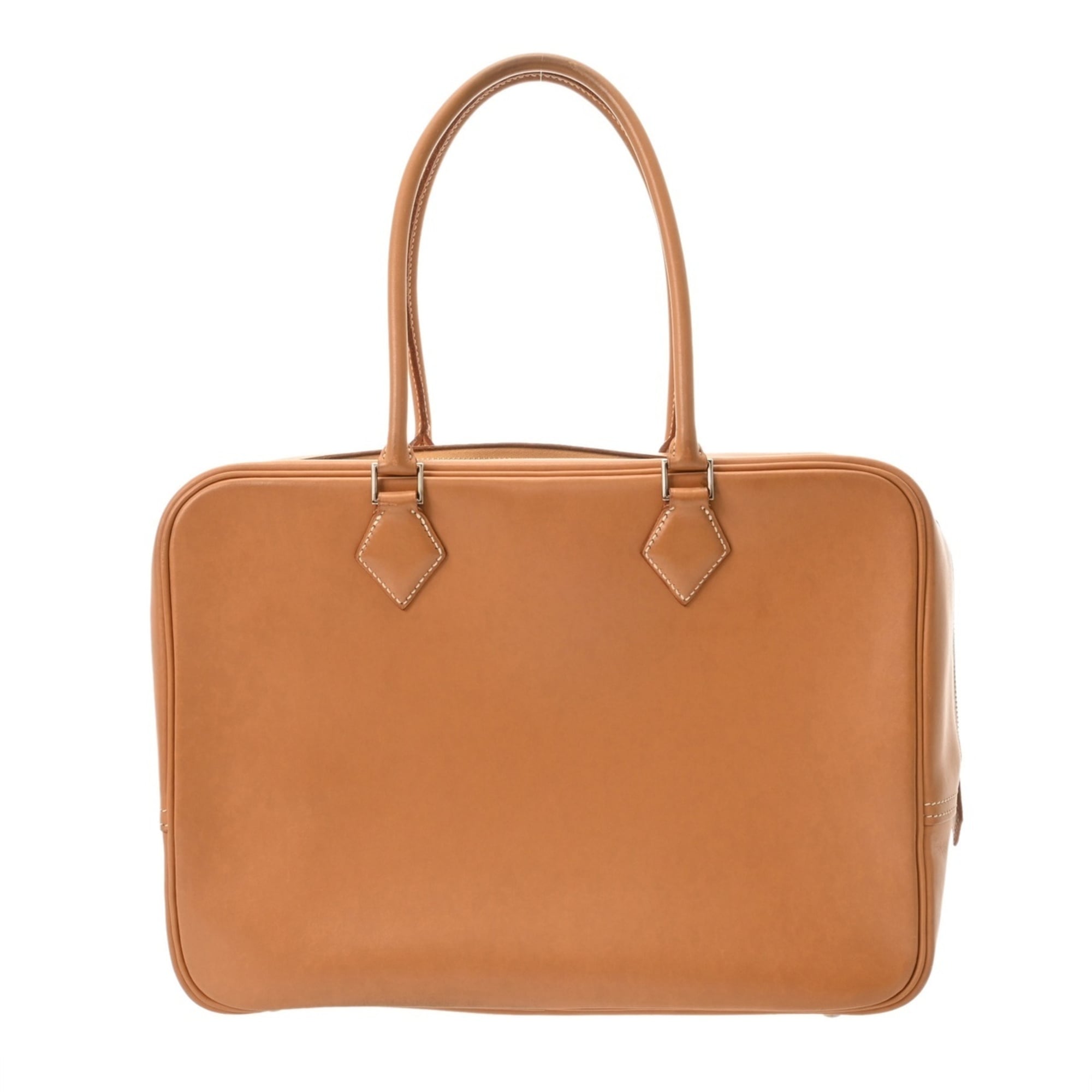 Hermes Natural Vache Leather Handbag (Pre-Owned)