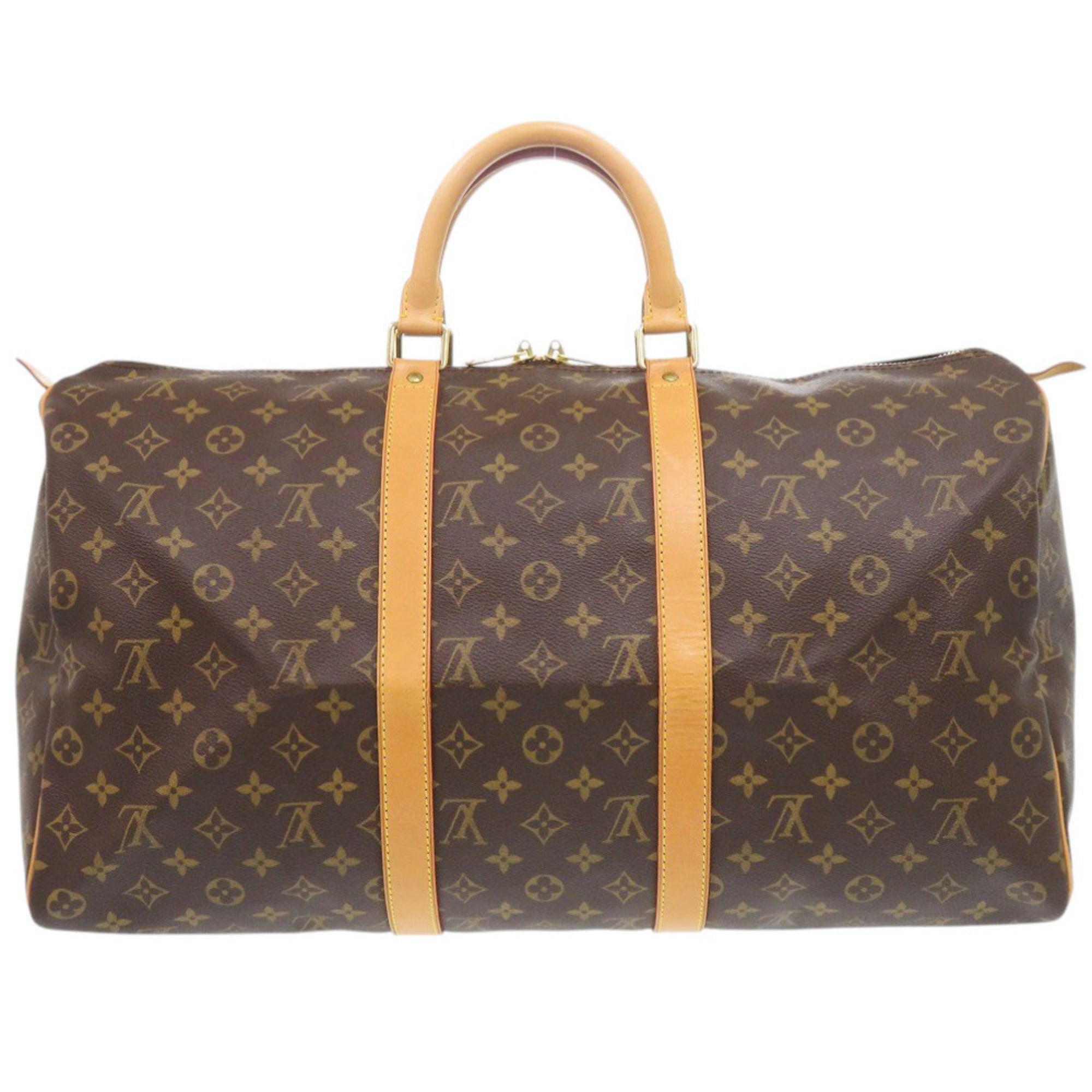 Louis Vuitton Monogram Brown Monogram Canvas Boston Bag (Pre-Owned)