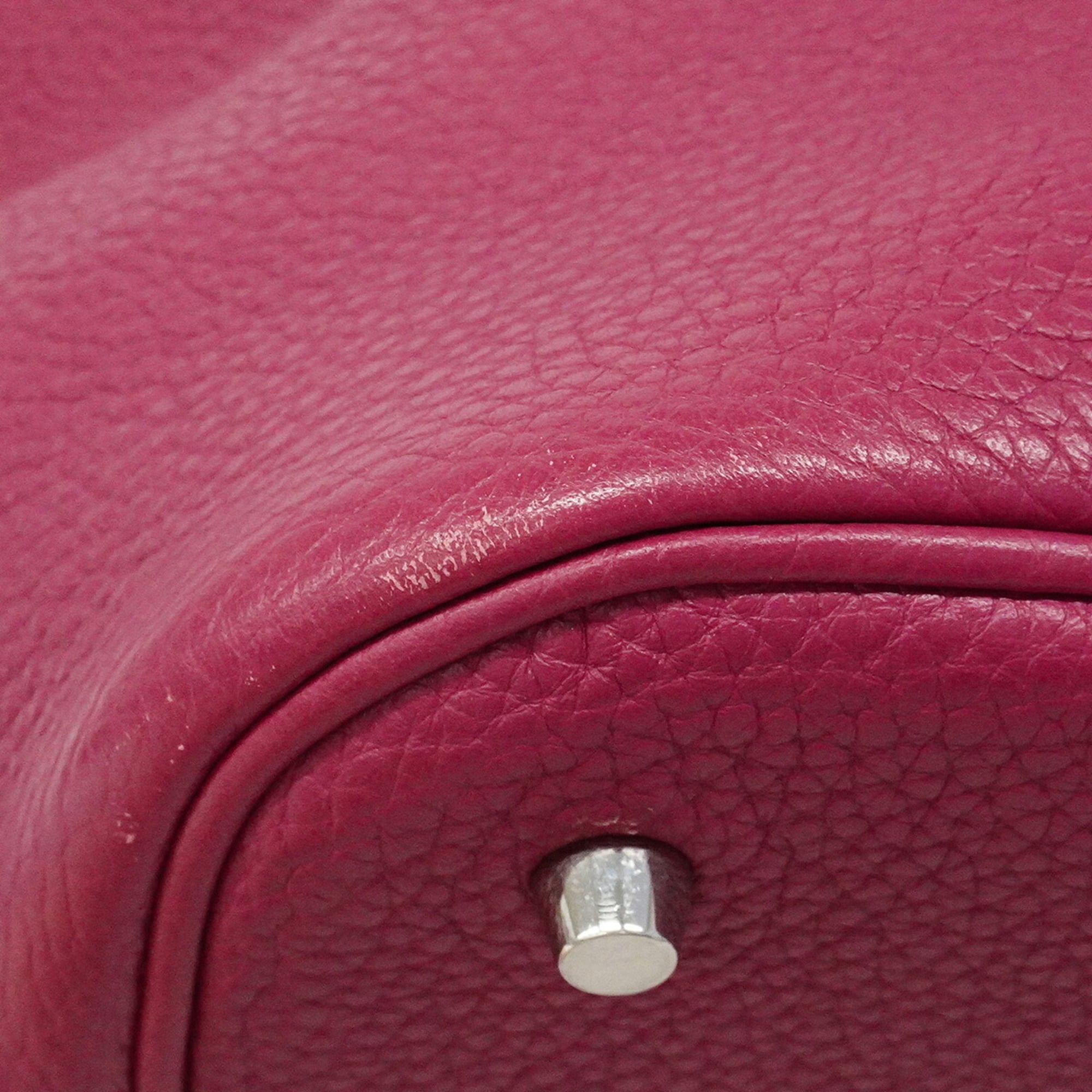 Hermes Tosca Taurillon Clemence Leather Handbag (Pre-Owned)