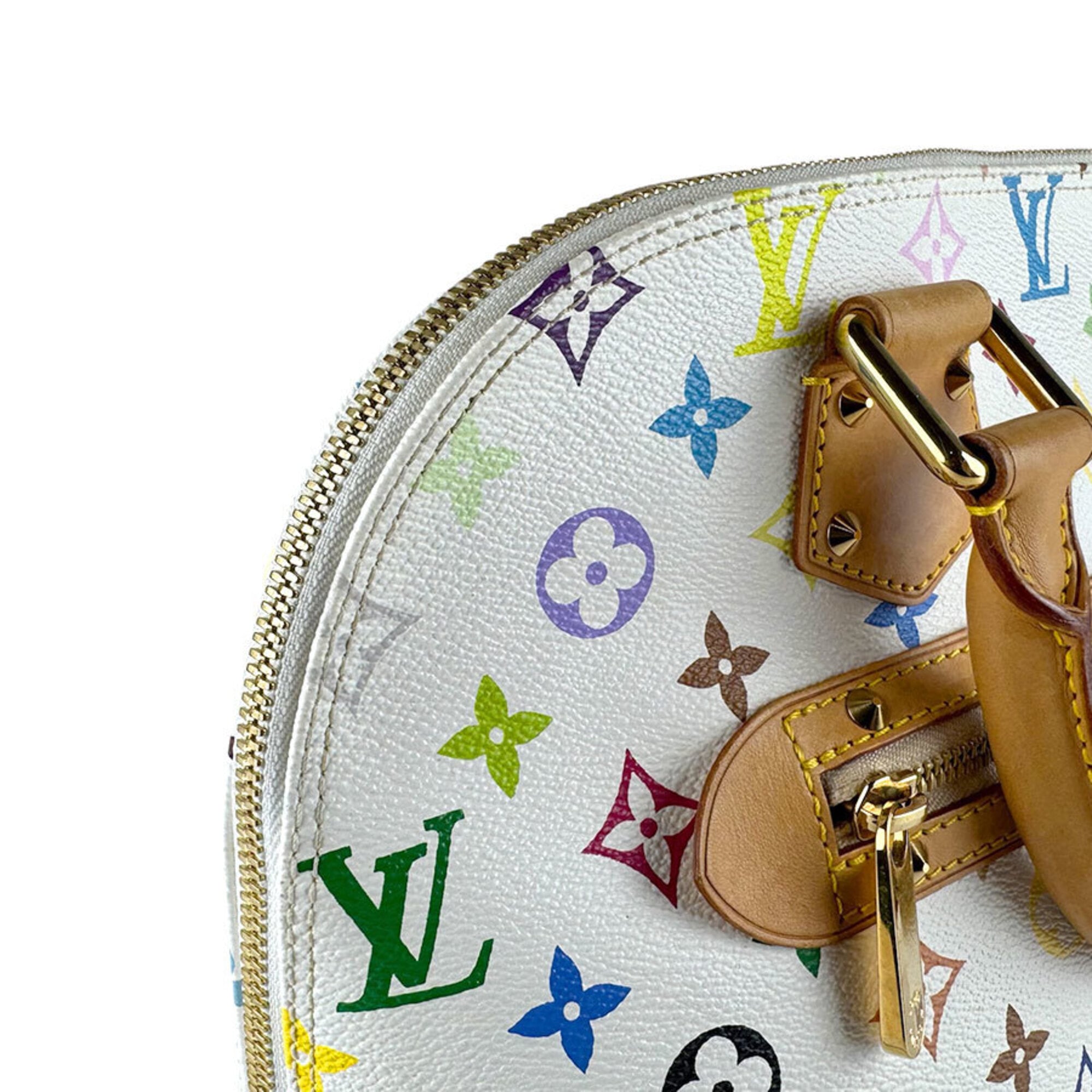 Louis Vuitton Blanc Multi-Color Monogram Multicolore Handbag (Pre-Owned)