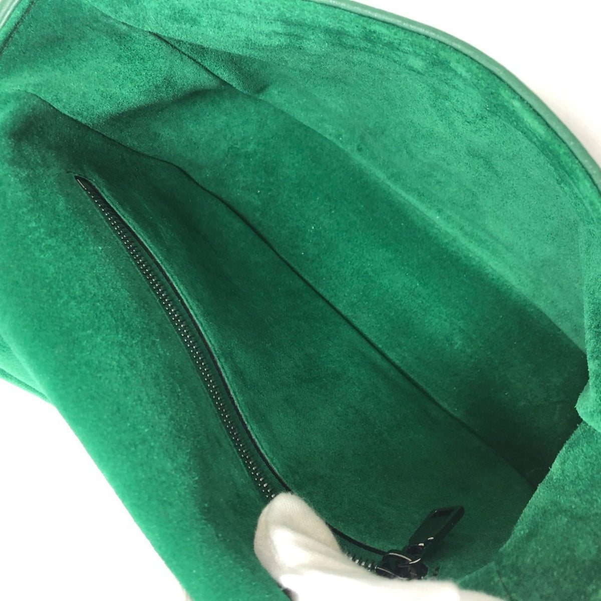 Valentino Garavani Green Leather Handbag Shoulder Bag (Pre-Owned)
