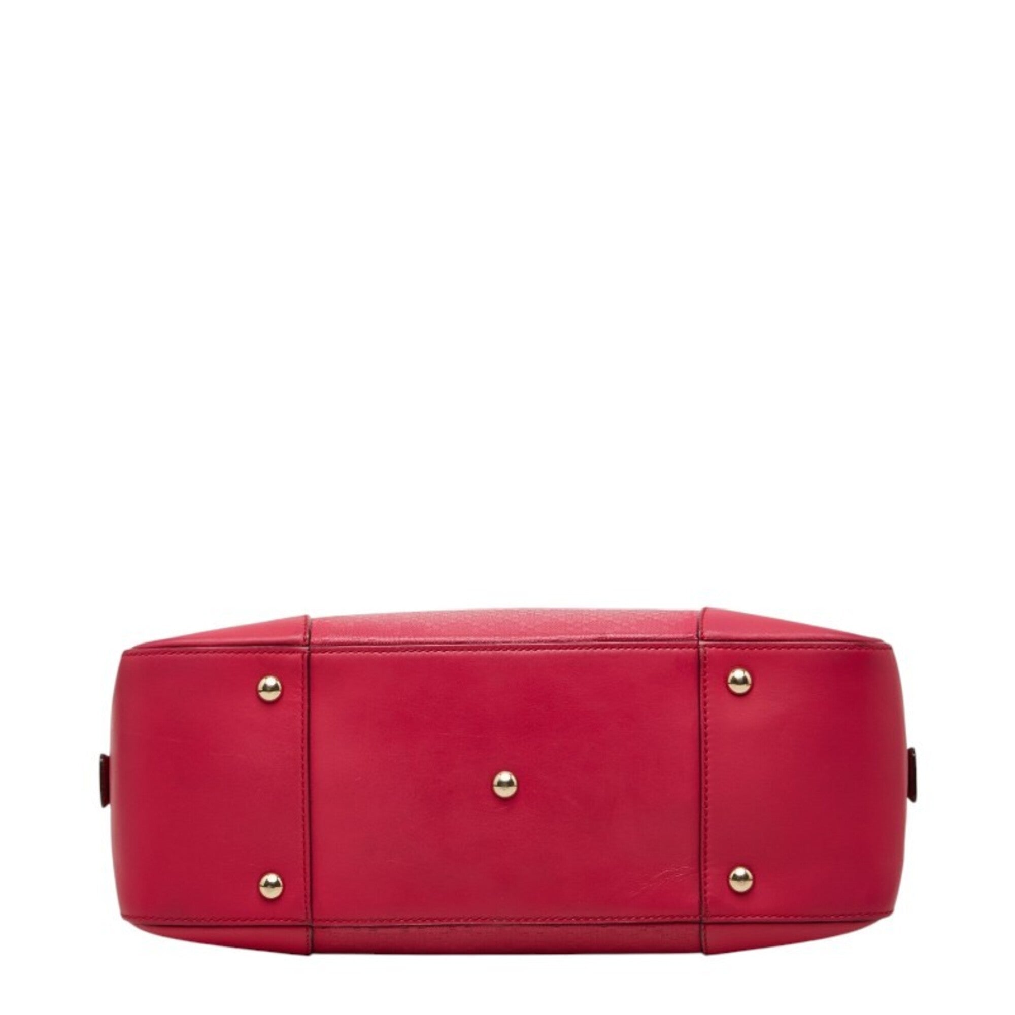 Gucci Pink Leather Handbag Shoulder Bag (Pre-Owned)