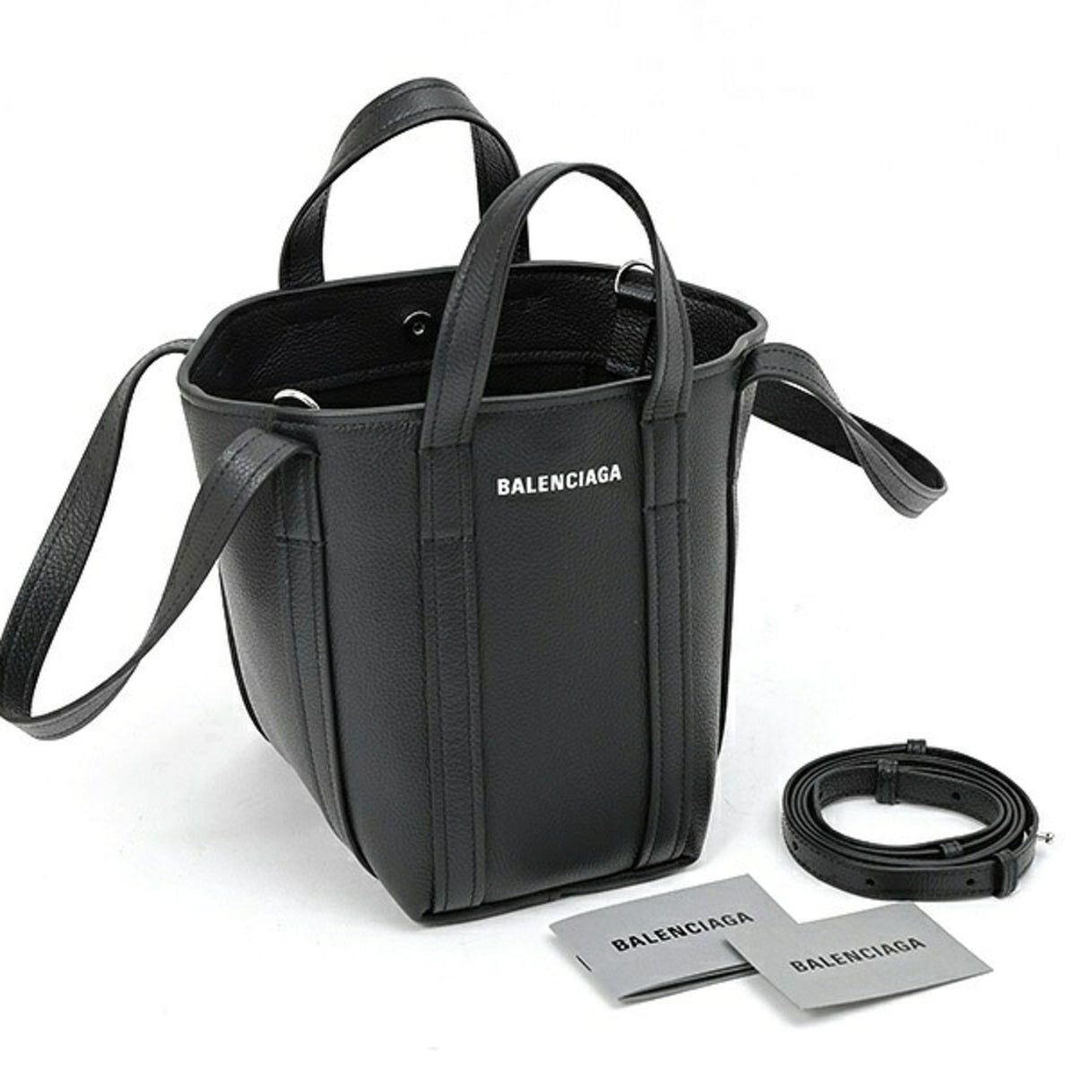 Balenciaga Black Leather Tote Bag (Pre-Owned)