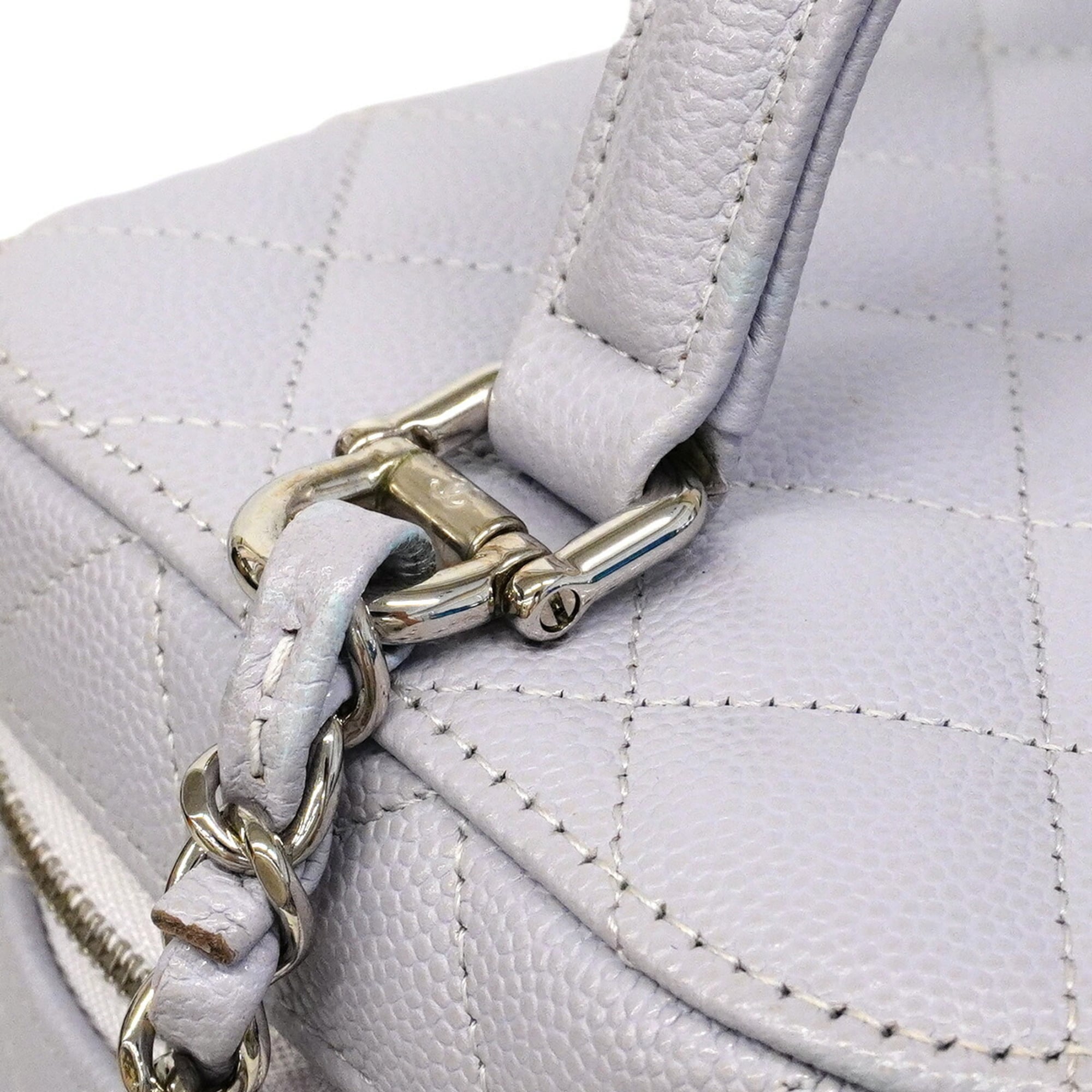 Chanel Purple Grained Calfskin Vanity Bag (Pre-Owned)
