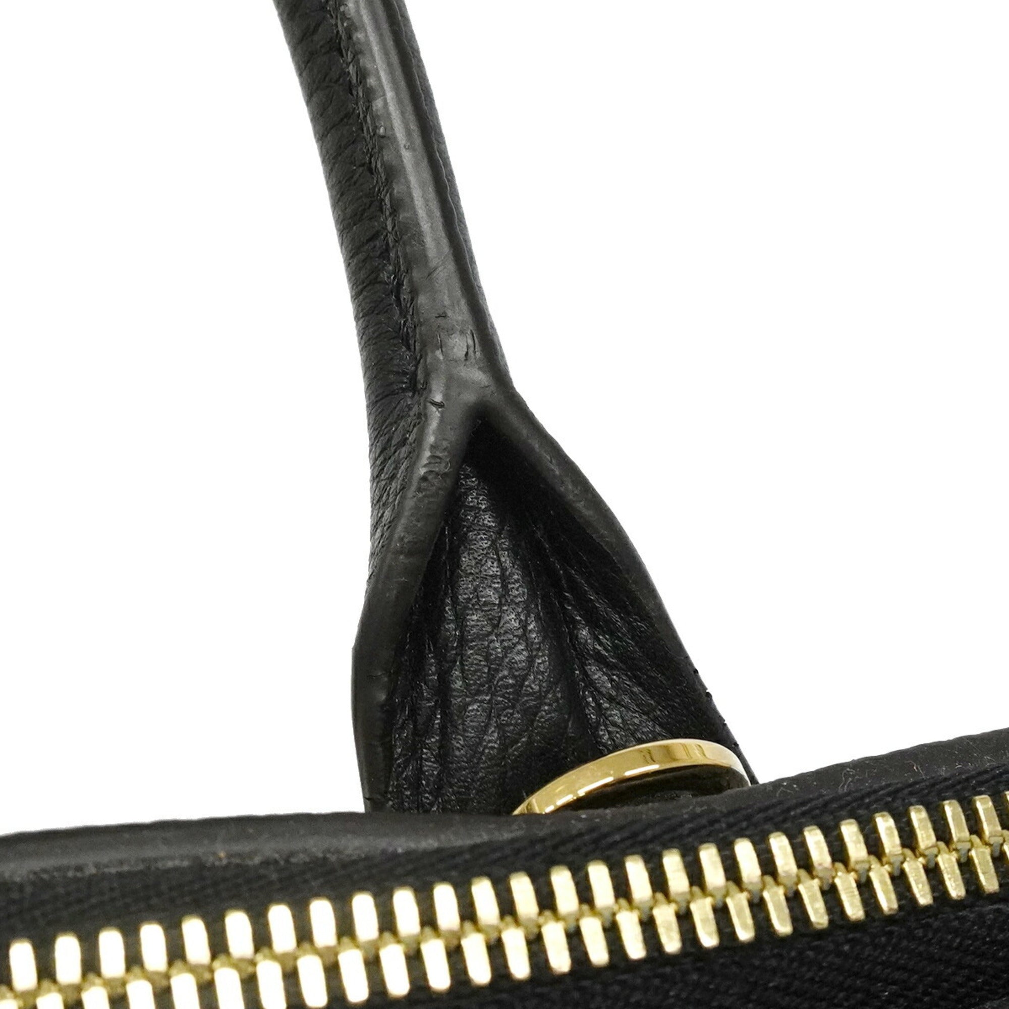 Louis Vuitton Noir Handbag (Pre-Owned)