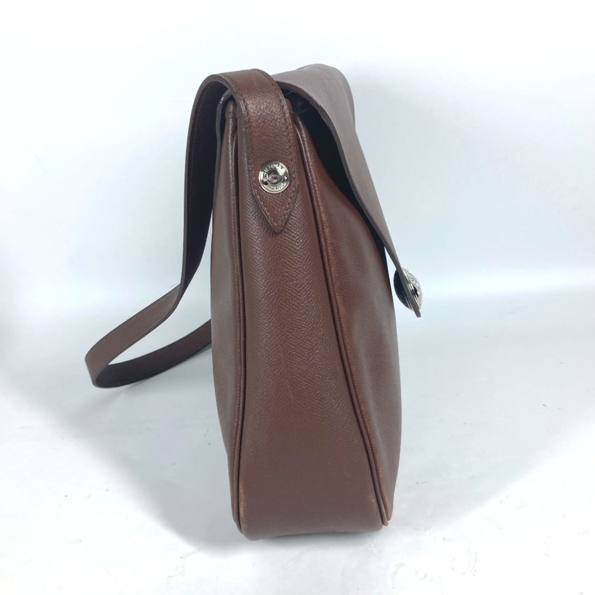 Hermes Brown Leather Shoulder Bag (Pre-Owned)