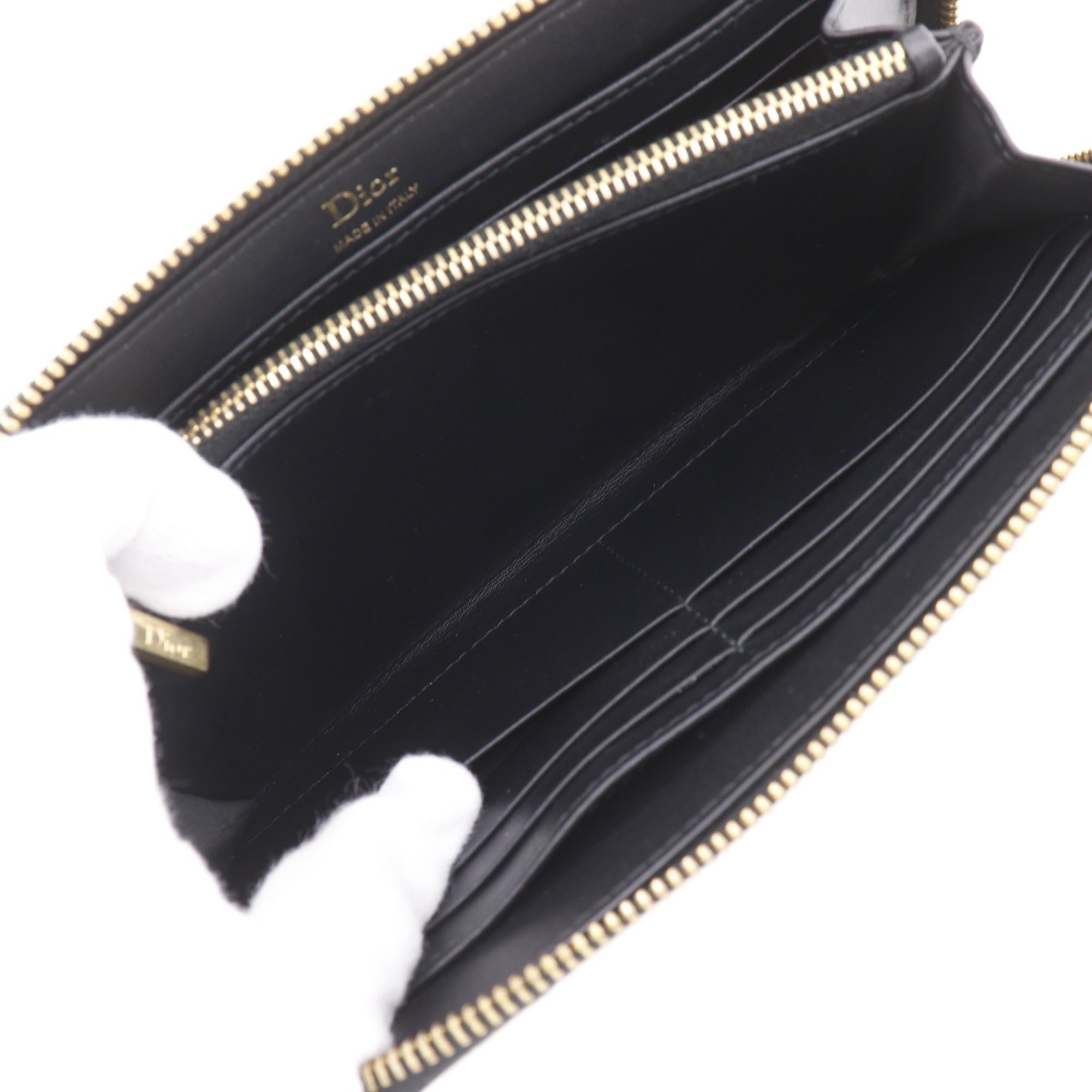 Christian Dior Brown Canvas Coin Purse/Coin Case (Pre-Owned)