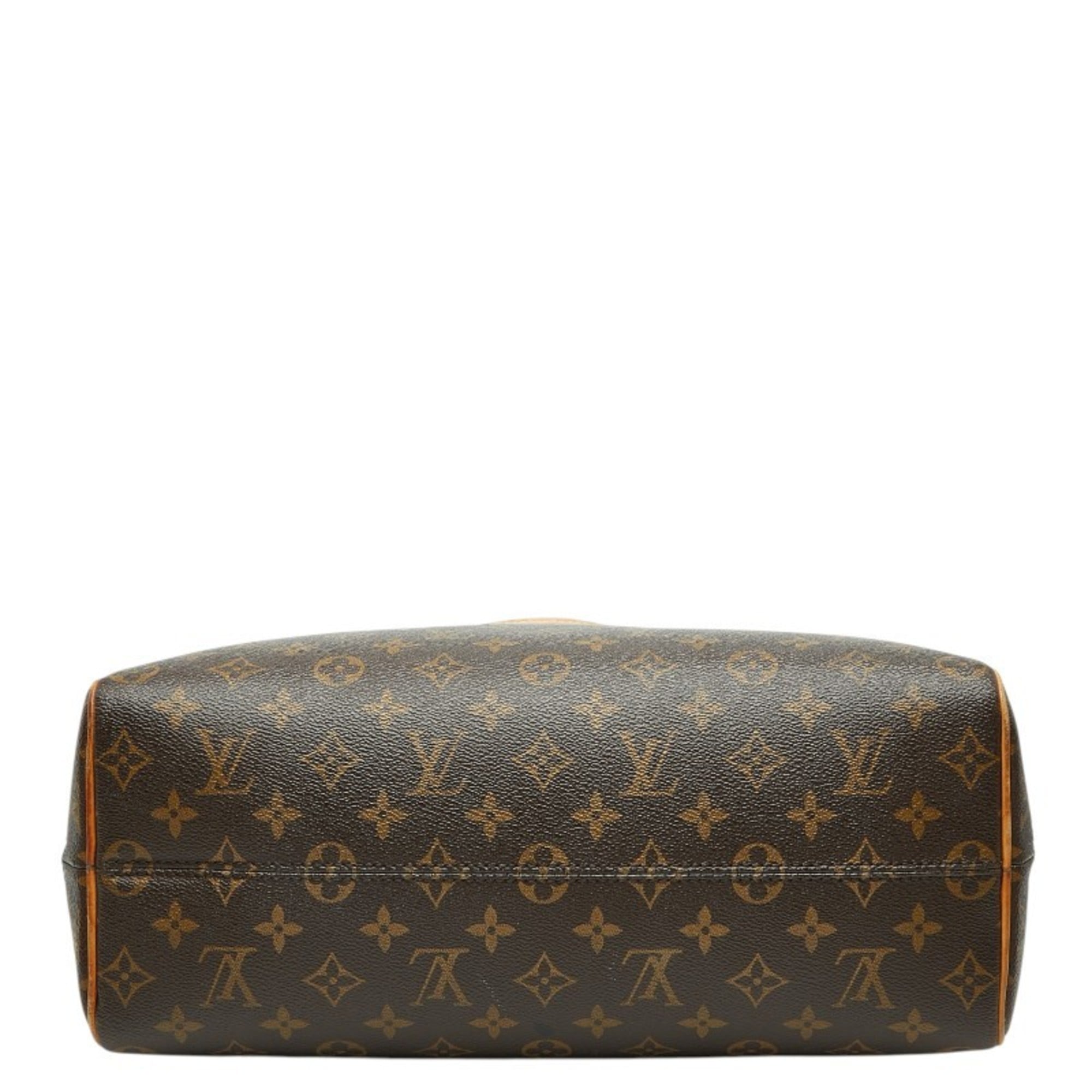 Louis Vuitton Brown Pvc Leather Handbag (Pre-Owned)