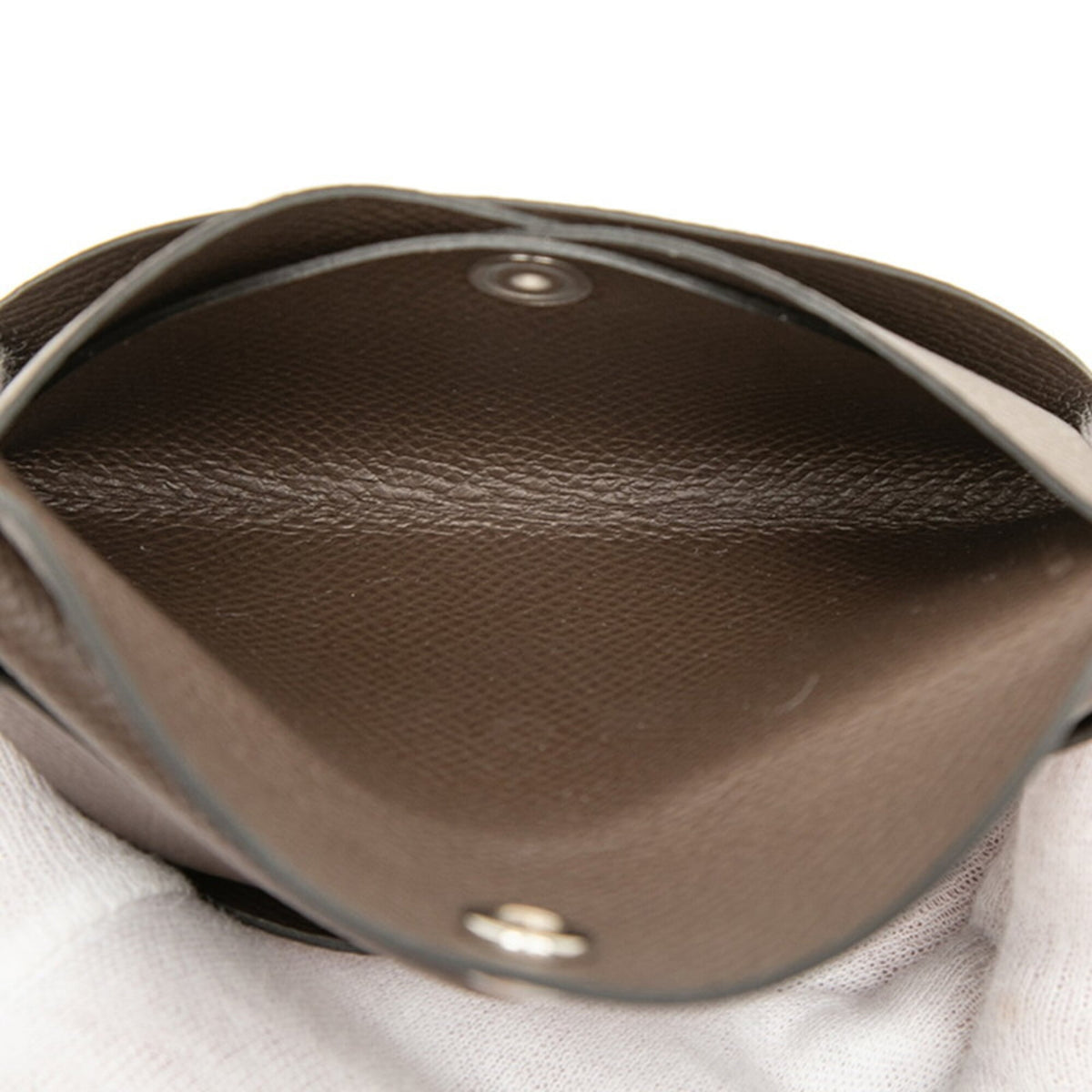 Hermes Brown Epsom Leather Coin Purse/Coin Case (Pre-Owned)