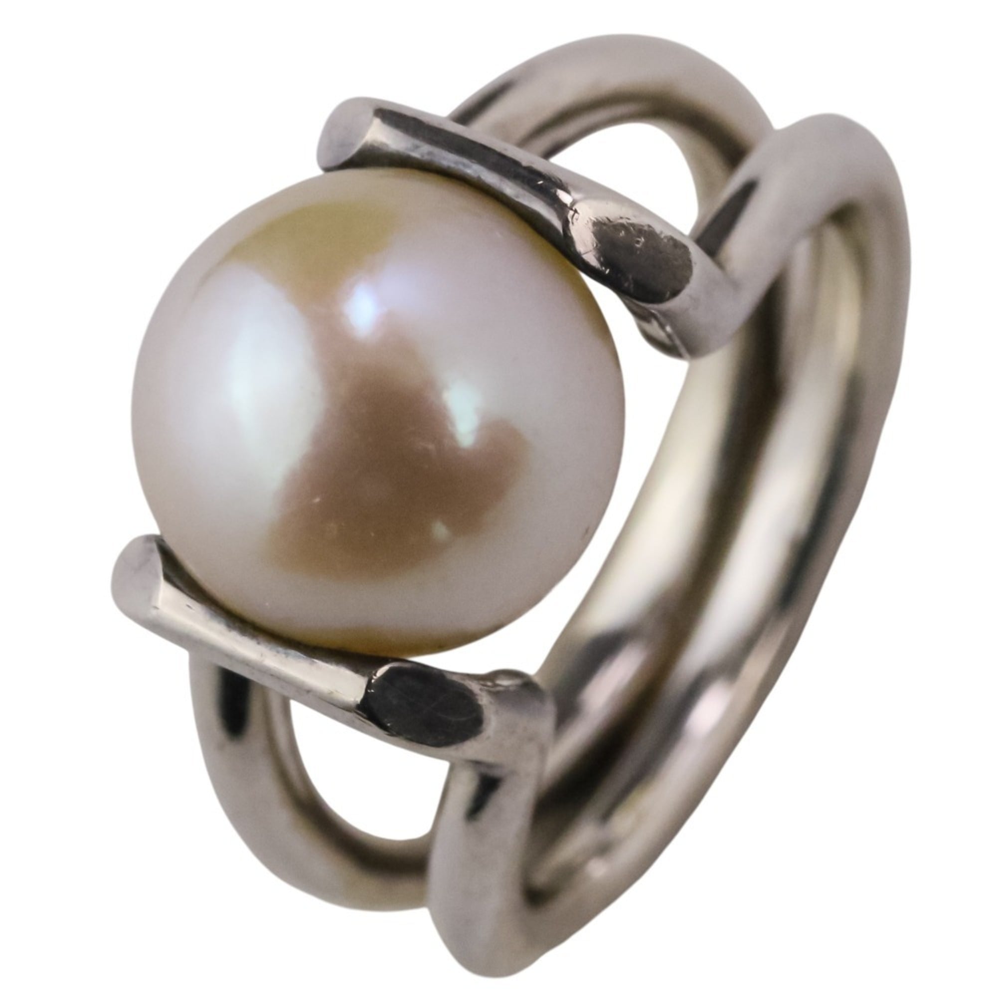 Tiffany Silver Silver 925 Band Ring (Pre-Owned)