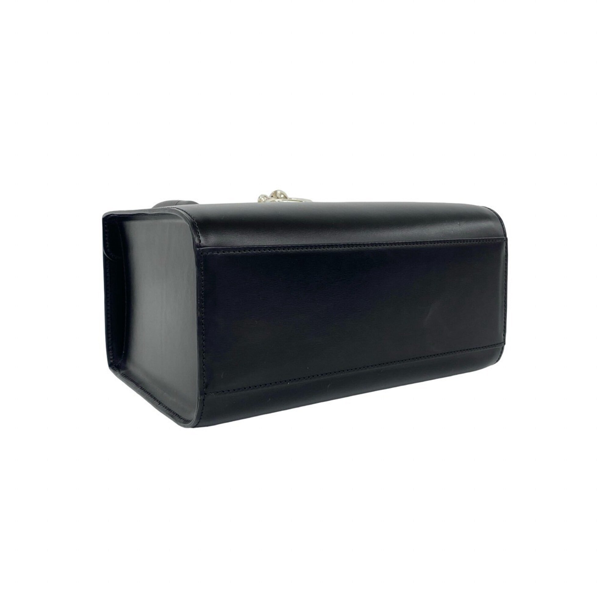 Cartier Black Leather Handbag (Pre-Owned)
