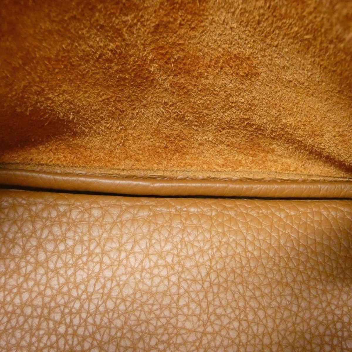 Hermes Picotin Gold Taurillon Clemence Leather Handbag (Pre-Owned)