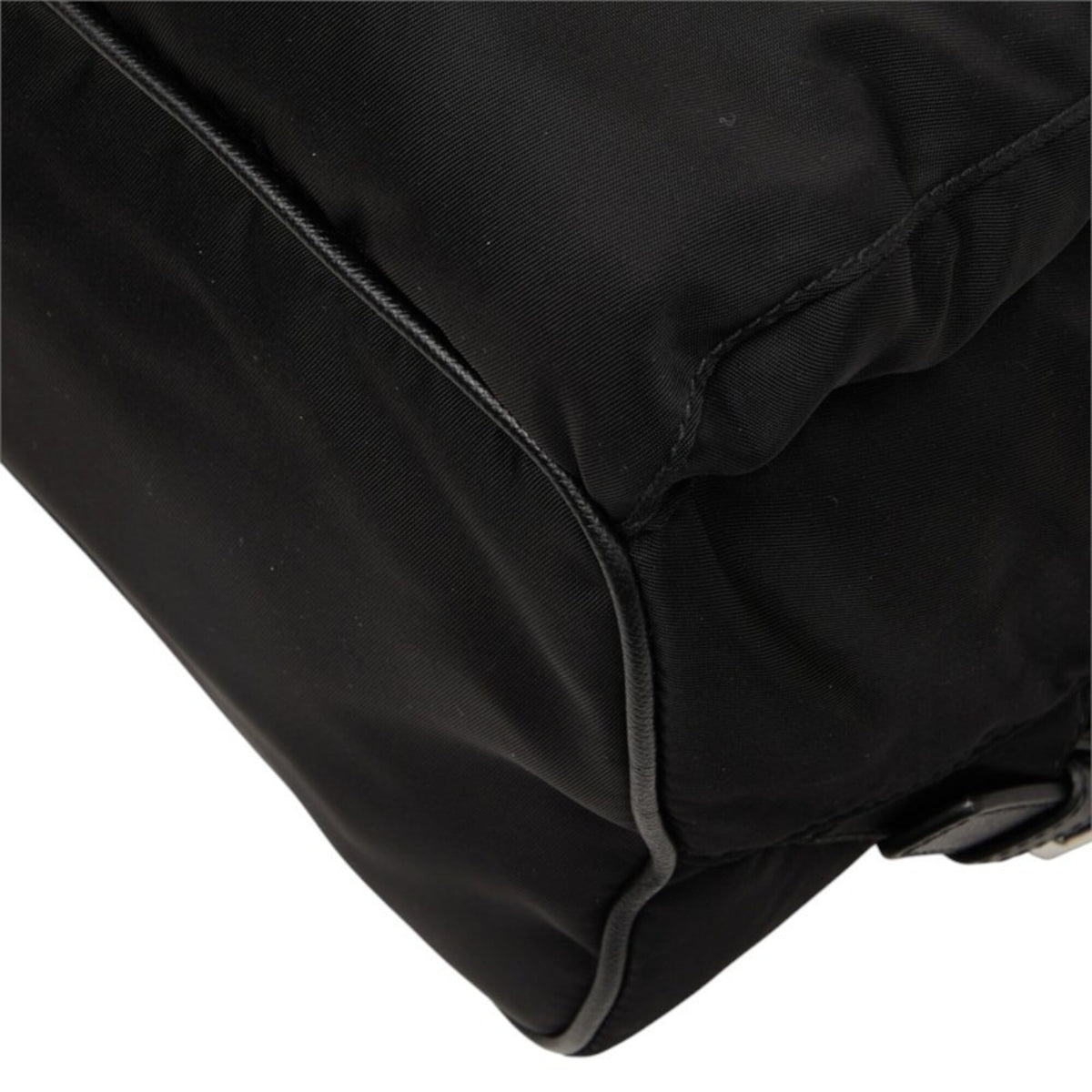 Prada Black Brown Nylon Backpack (Pre-Owned)