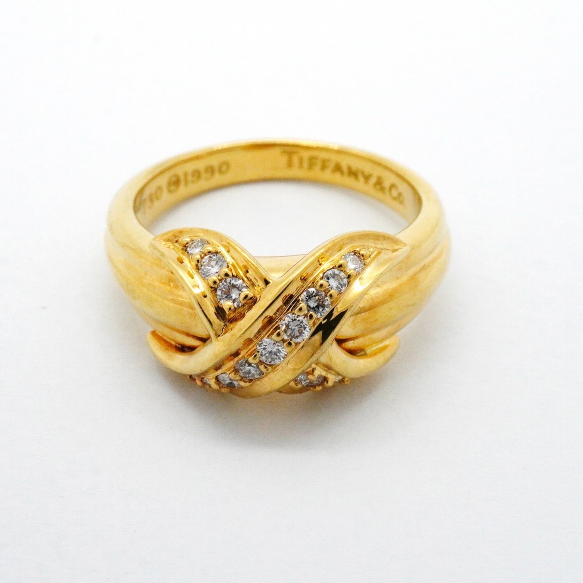 Tiffany Yellow Gold (18K) Band Ring (Pre-Owned)