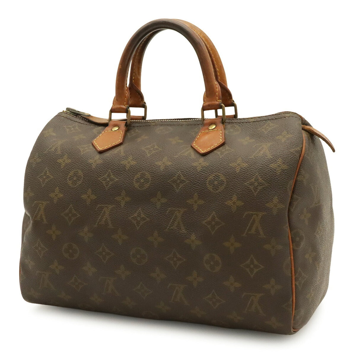 Louis Vuitton Brown Monogram Canvas Boston Bag Handbag (Pre-Owned)