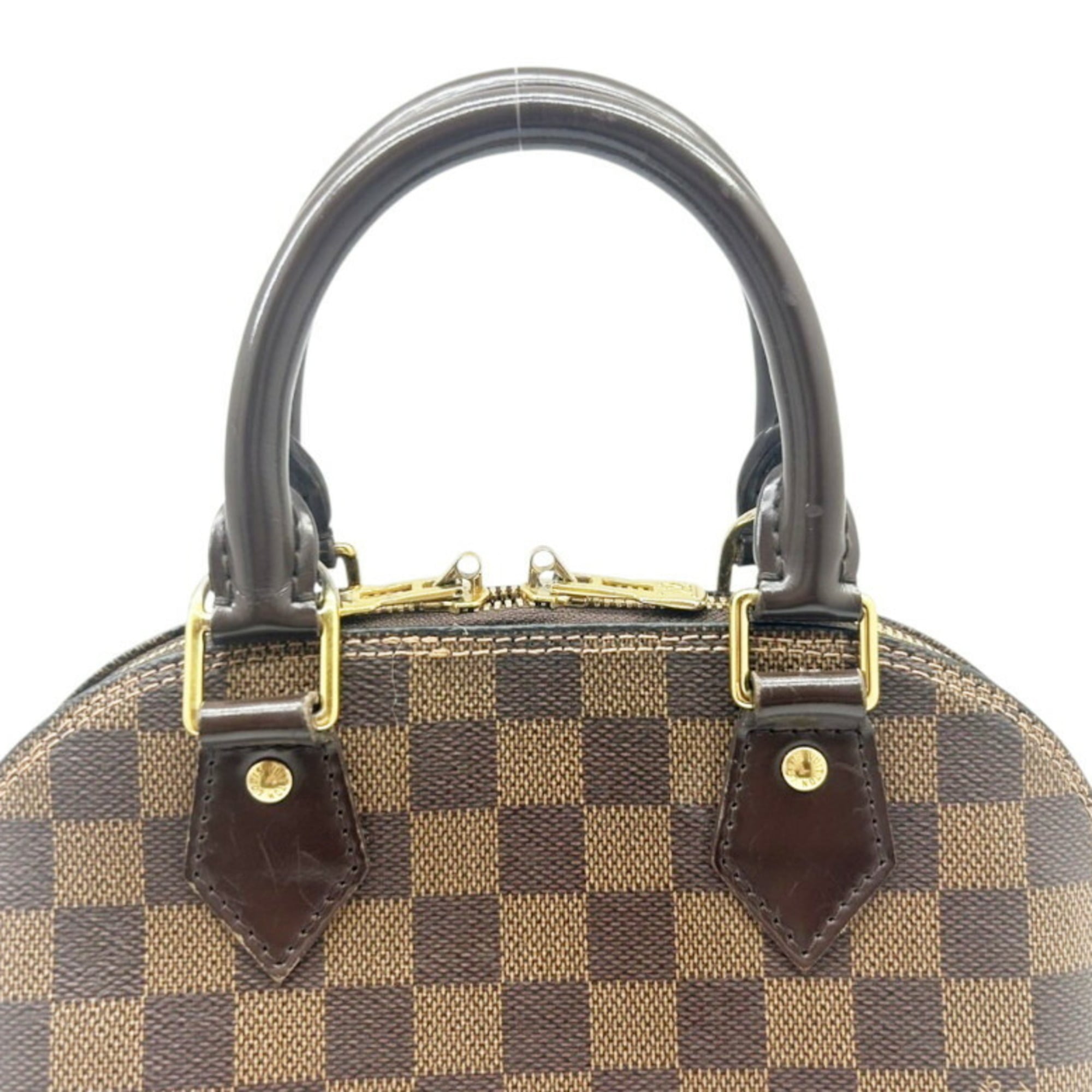 Louis Vuitton Damier Brown Damier Canvas Handbag Shoulder Bag (Pre-Owned)