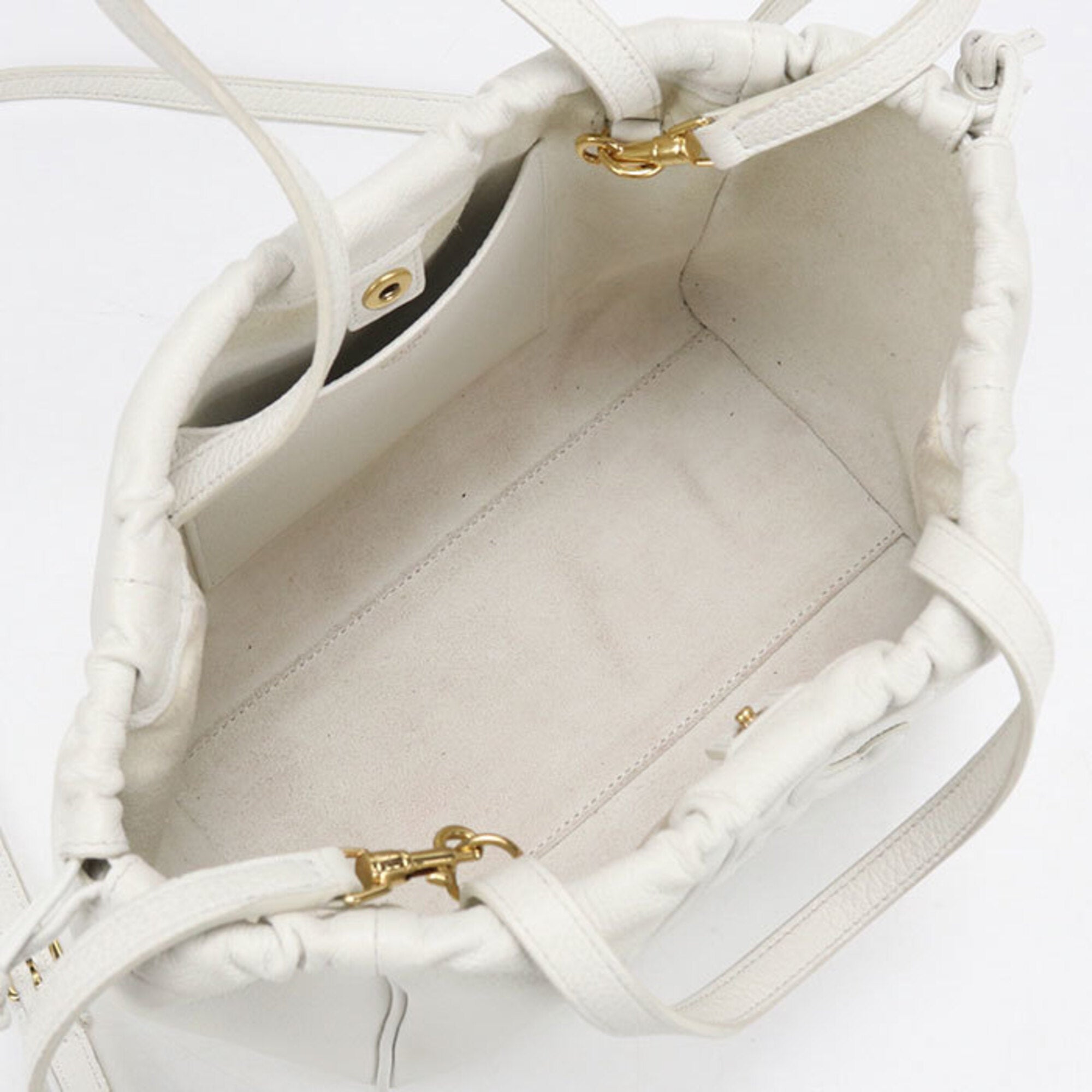 Celine White Leather Handbag (Pre-Owned)