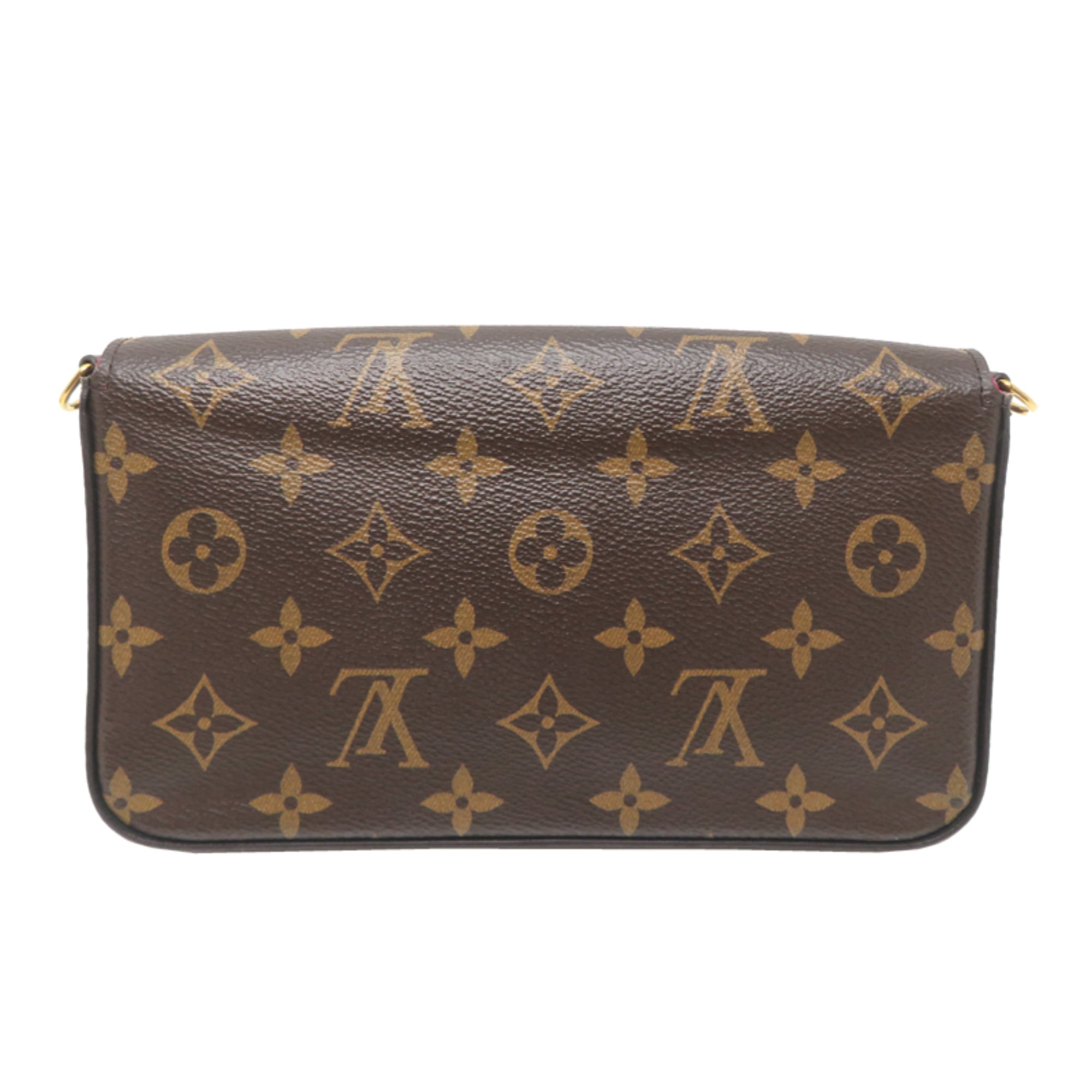Louis Vuitton Fuchsia Monogram Pochette Pouch Shoulder Bag (Pre-Owned)