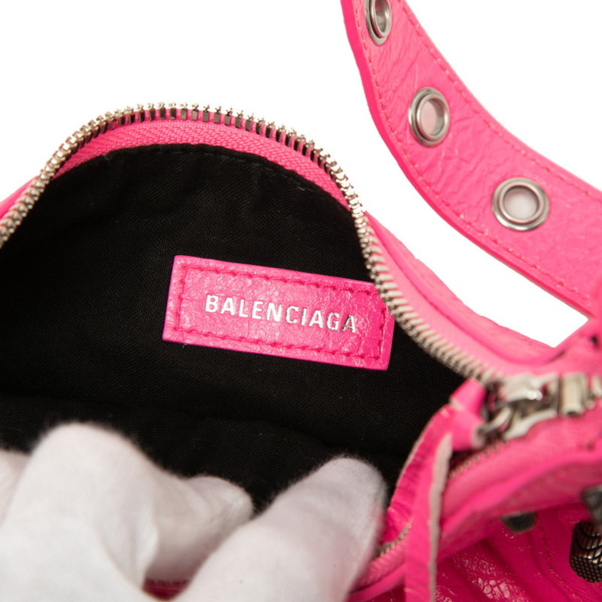 Balenciaga Pink Leather Shoulder Bag (Pre-Owned)