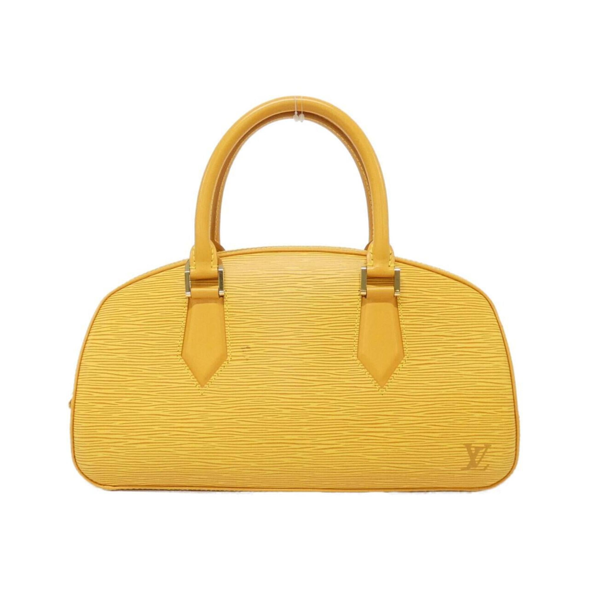 Louis Vuitton Yellow Leather Handbag (Pre-Owned)
