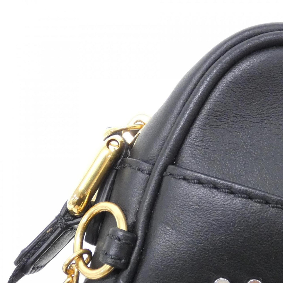 Fendi Black Leather Shoulder Bag (Pre-Owned)