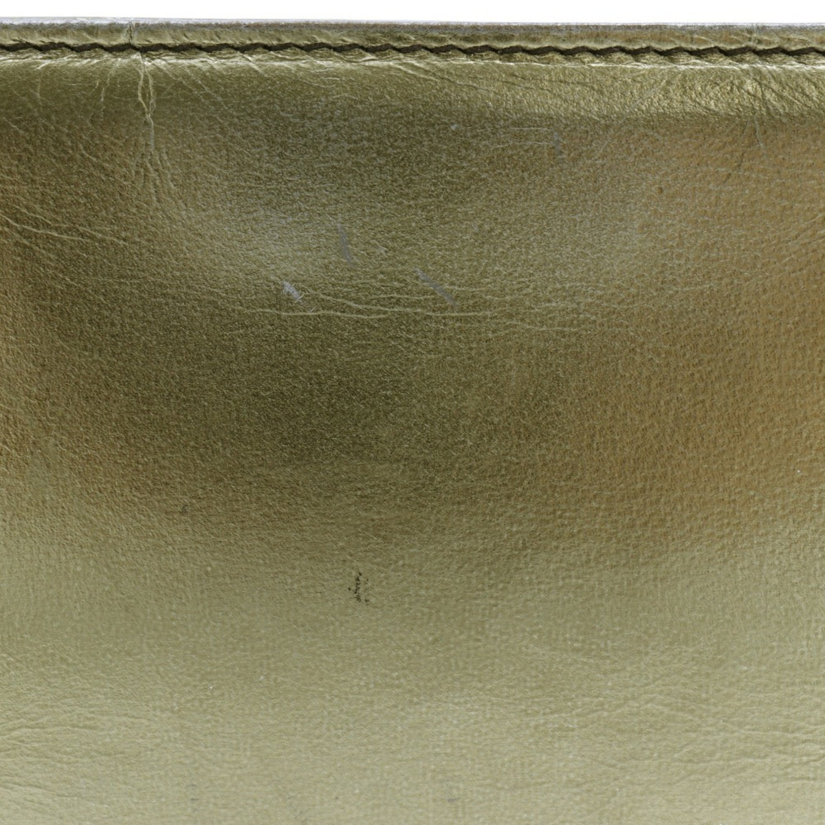Salvatore Ferragamo Gold Leather Shoulder Bag (Pre-Owned)