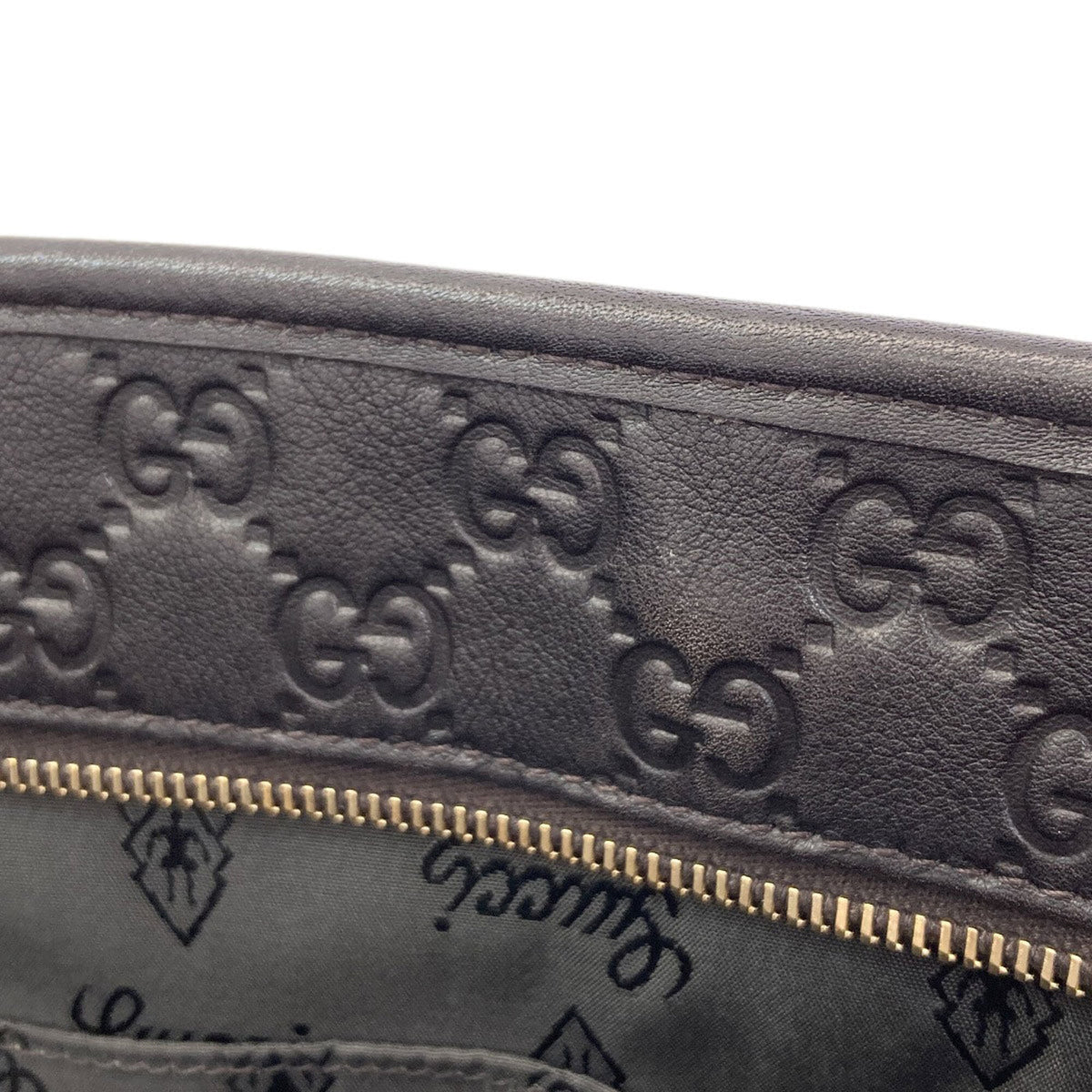 Gucci Black Leather Tote Bag (Pre-Owned)