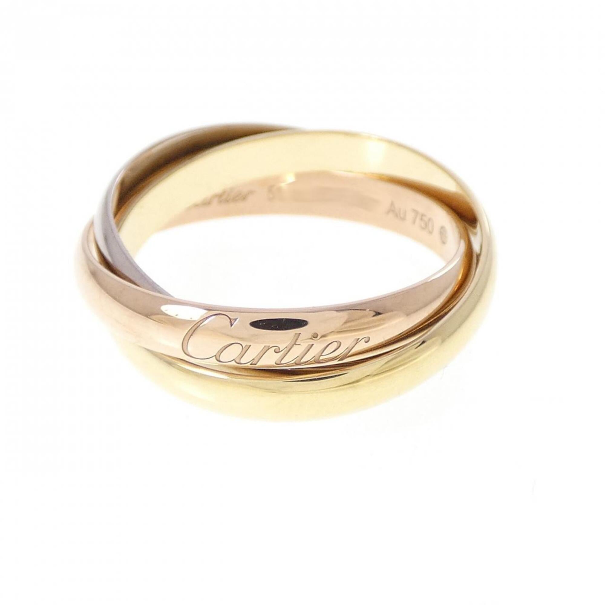 Cartier Yellow Gold (18K) Pink Gold (18K) White Gold (18K) Band Ring (Pre-Owned)