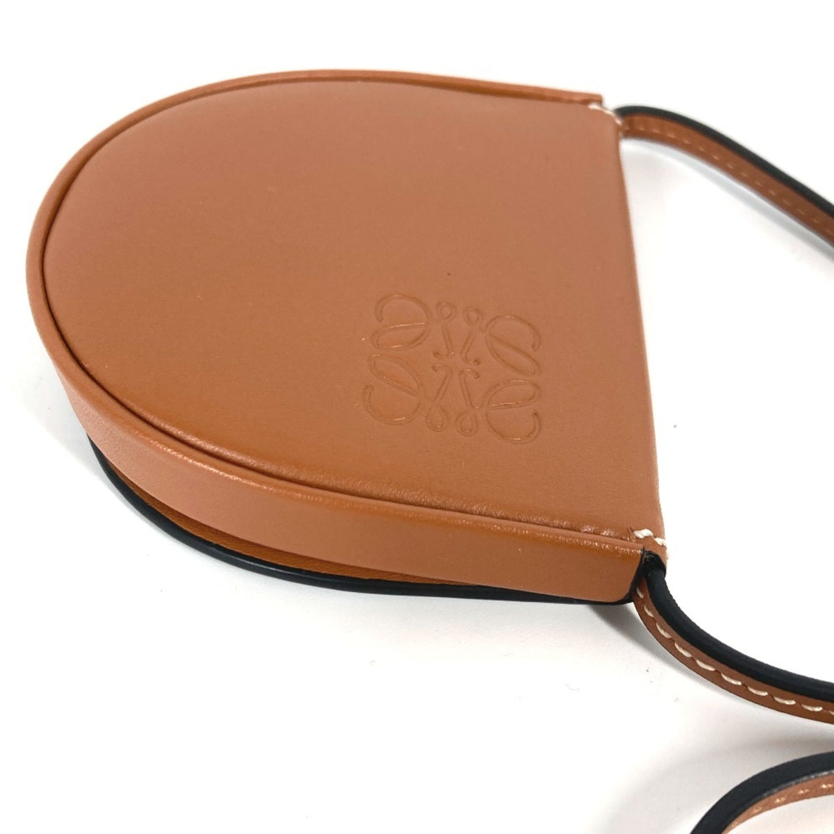 Loewe Brown Leather Coin Purse/Coin Case (Pre-Owned)
