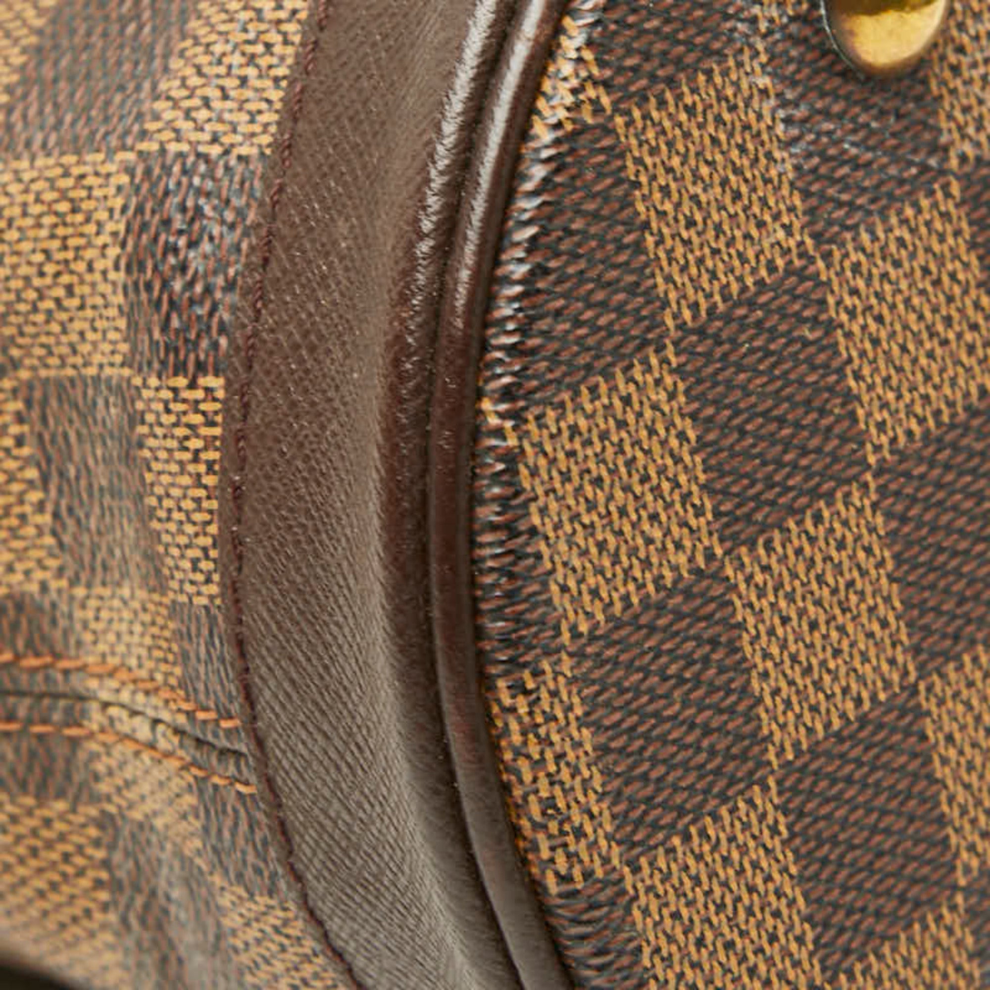 Louis Vuitton Brown Pvc Leather Shoulder Bag Tote Bag (Pre-Owned)