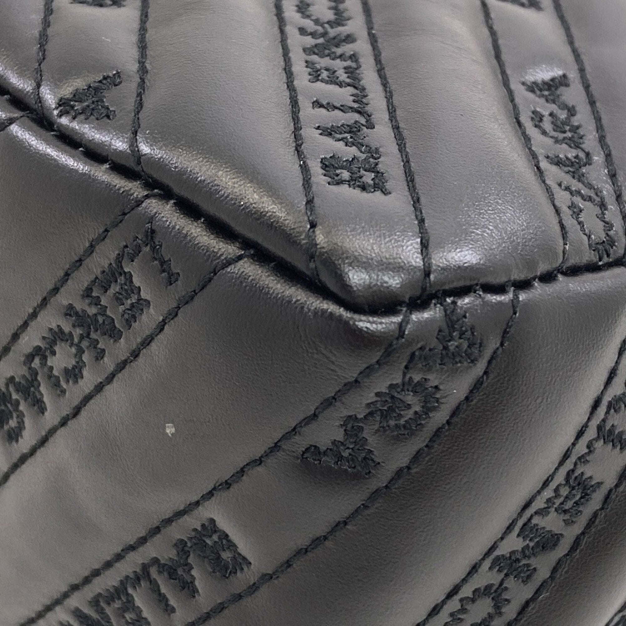 Balenciaga Black Leather Shoulder Bag (Pre-Owned)