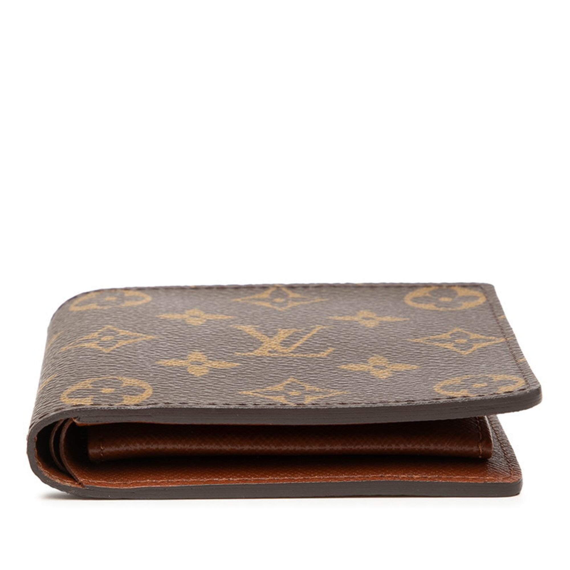 Louis Vuitton Brown Monogram Pvc Leather Wallet (Bi-Fold) (Pre-Owned)