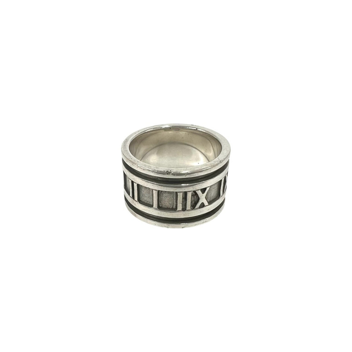 Tiffany Silver Silver 925 Band Ring (Pre-Owned)