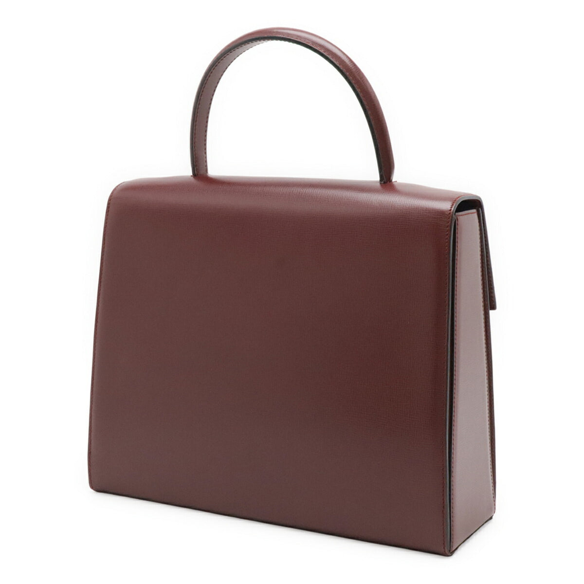 Cartier Must Bordeaux Leather Handbag (Pre-Owned)