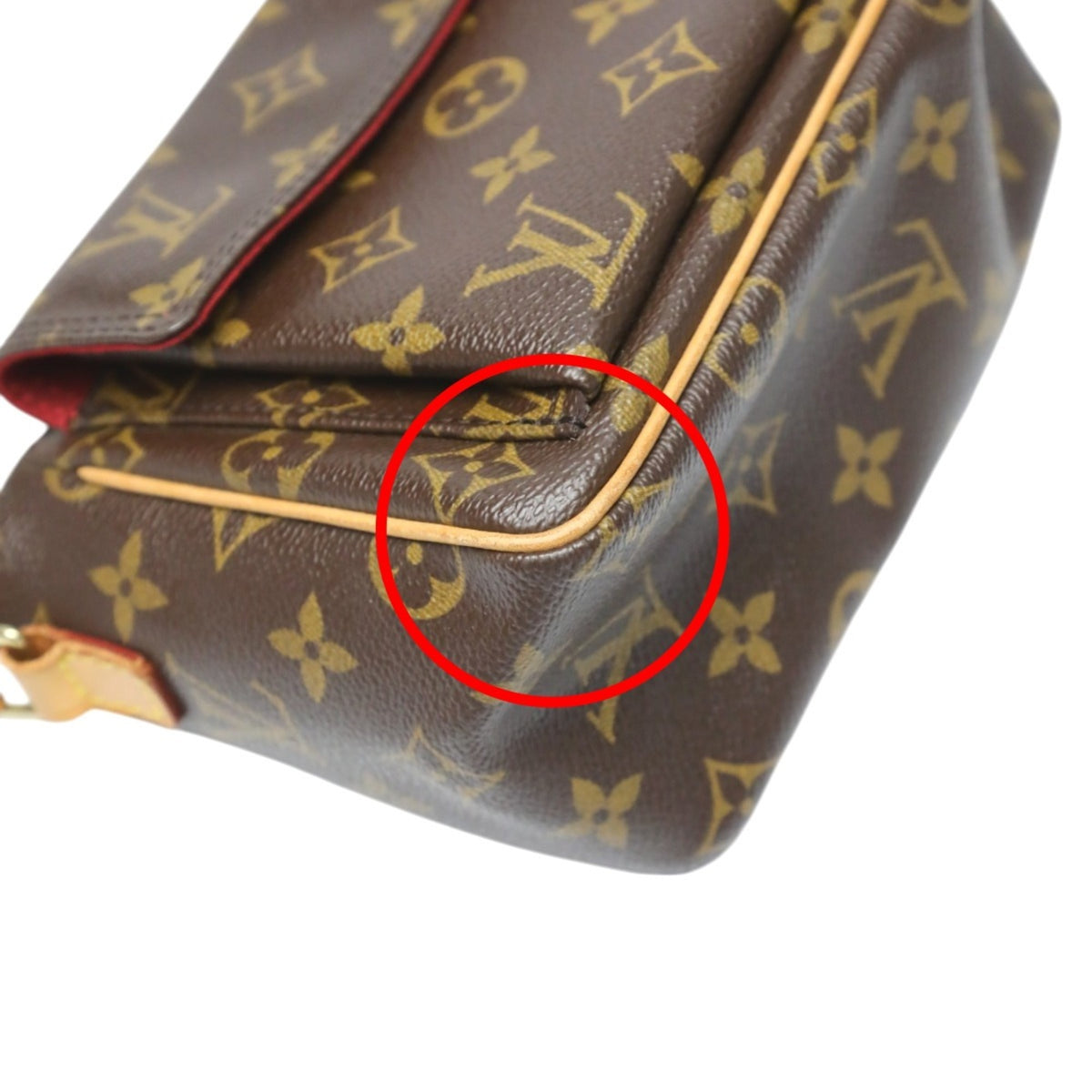 Louis Vuitton Brown Monogram Canvas Shoulder Bag (Pre-Owned)