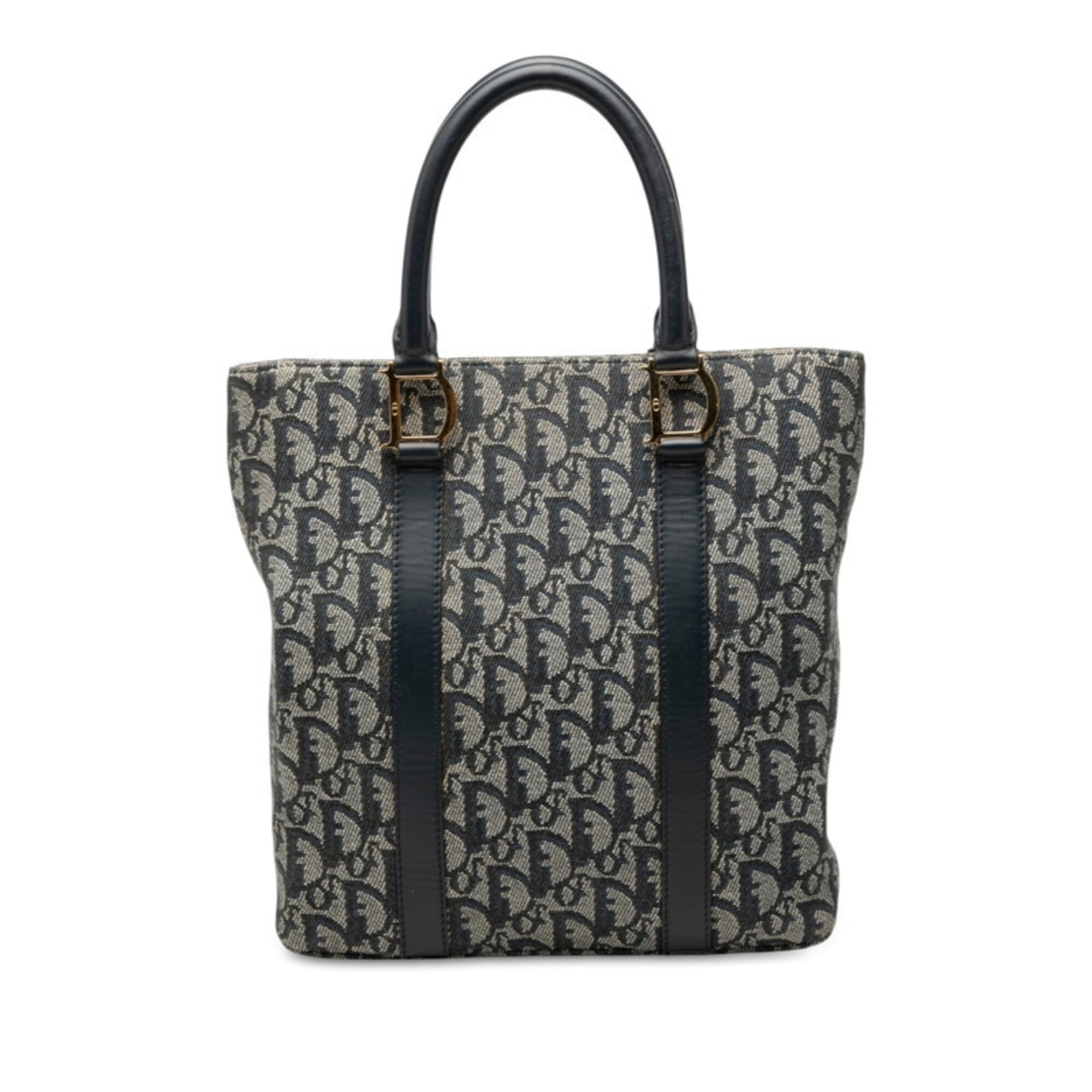 Christian Dior Navy Trotter Handbag (Pre-Owned)