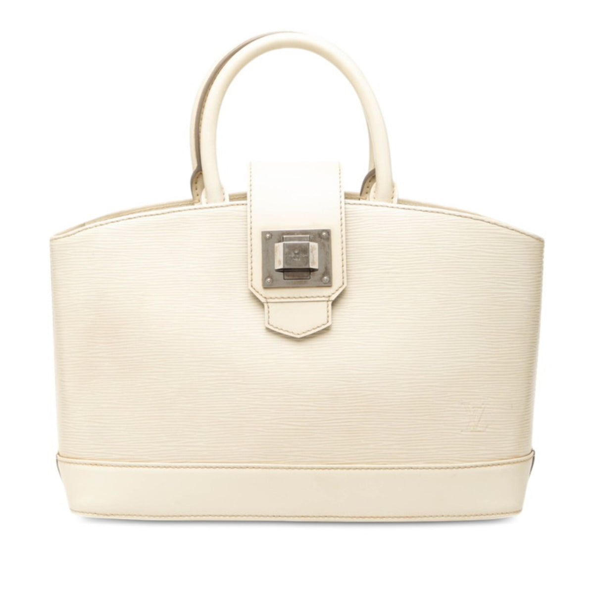 Louis Vuitton Lv Off White White Leather Handbag (Pre-Owned)