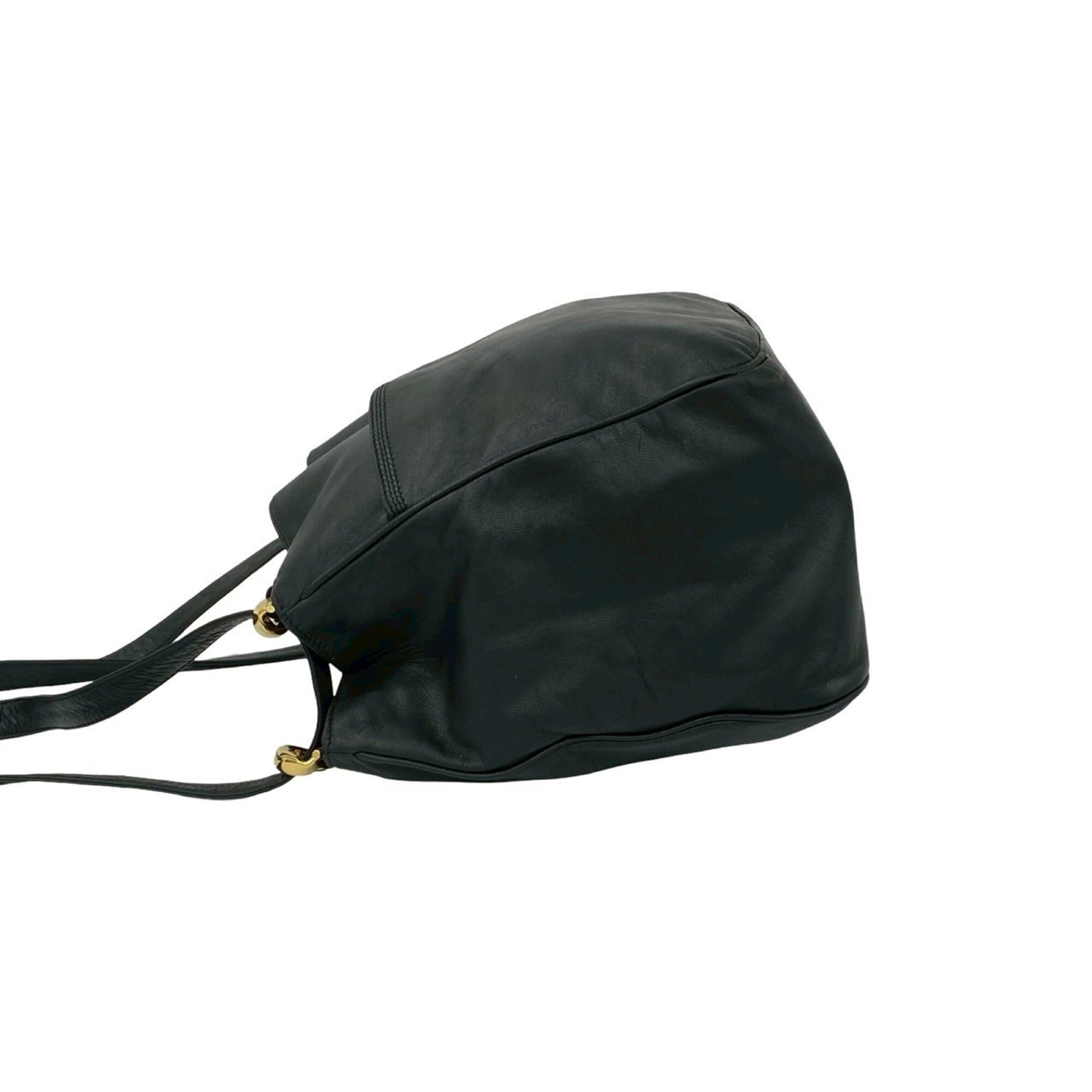 Loewe Black Leather Pochette Shoulder Bag (Pre-Owned)