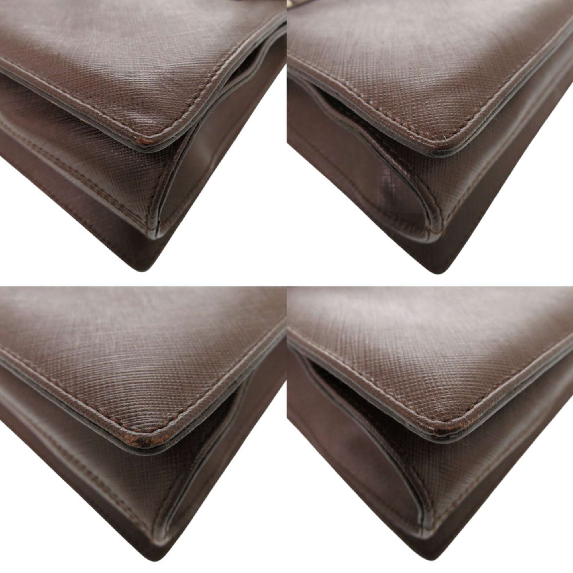 Salvatore Ferragamo Brown Leather Handbag (Pre-Owned)