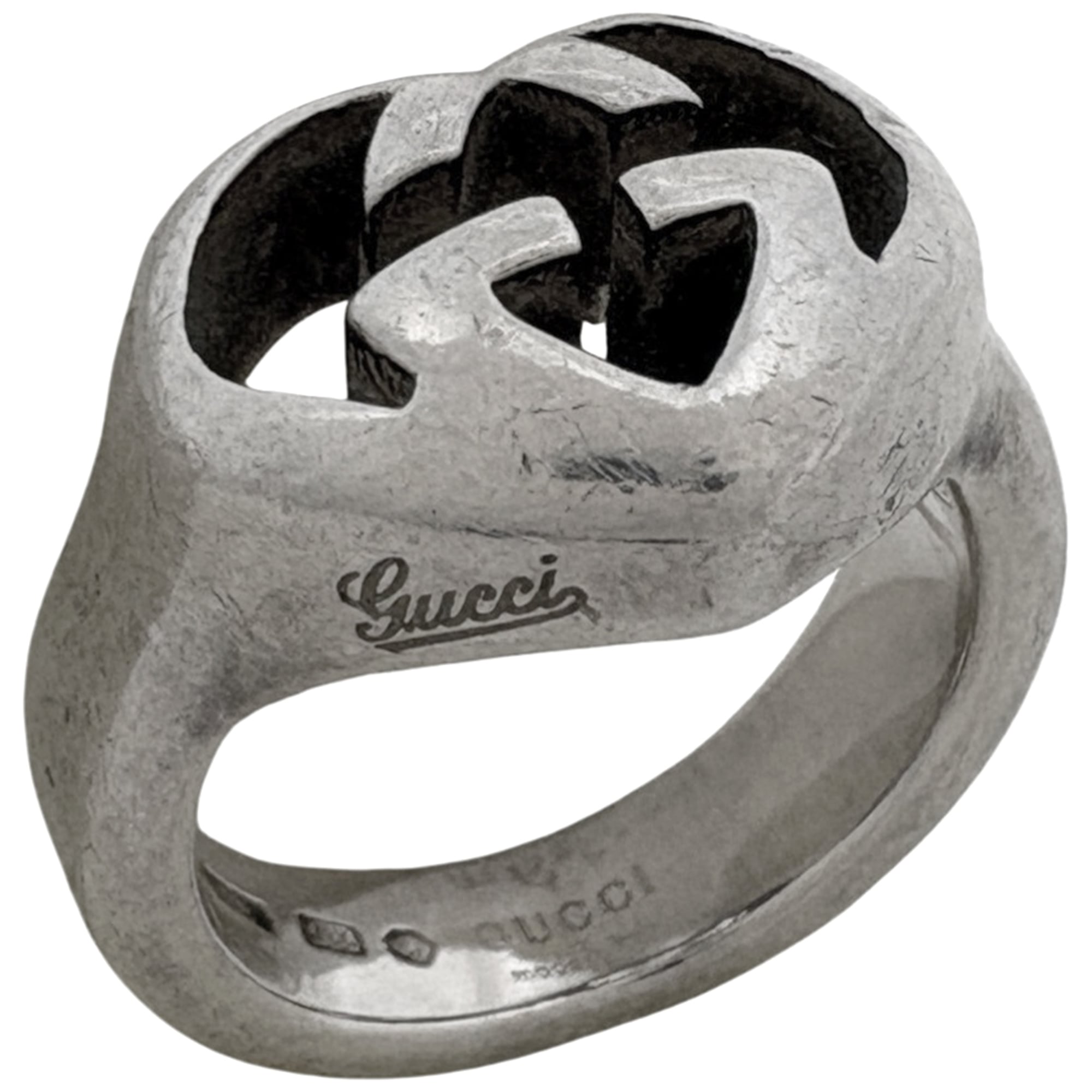 Gucci Silver Silver 925 Band Ring (Pre-Owned)