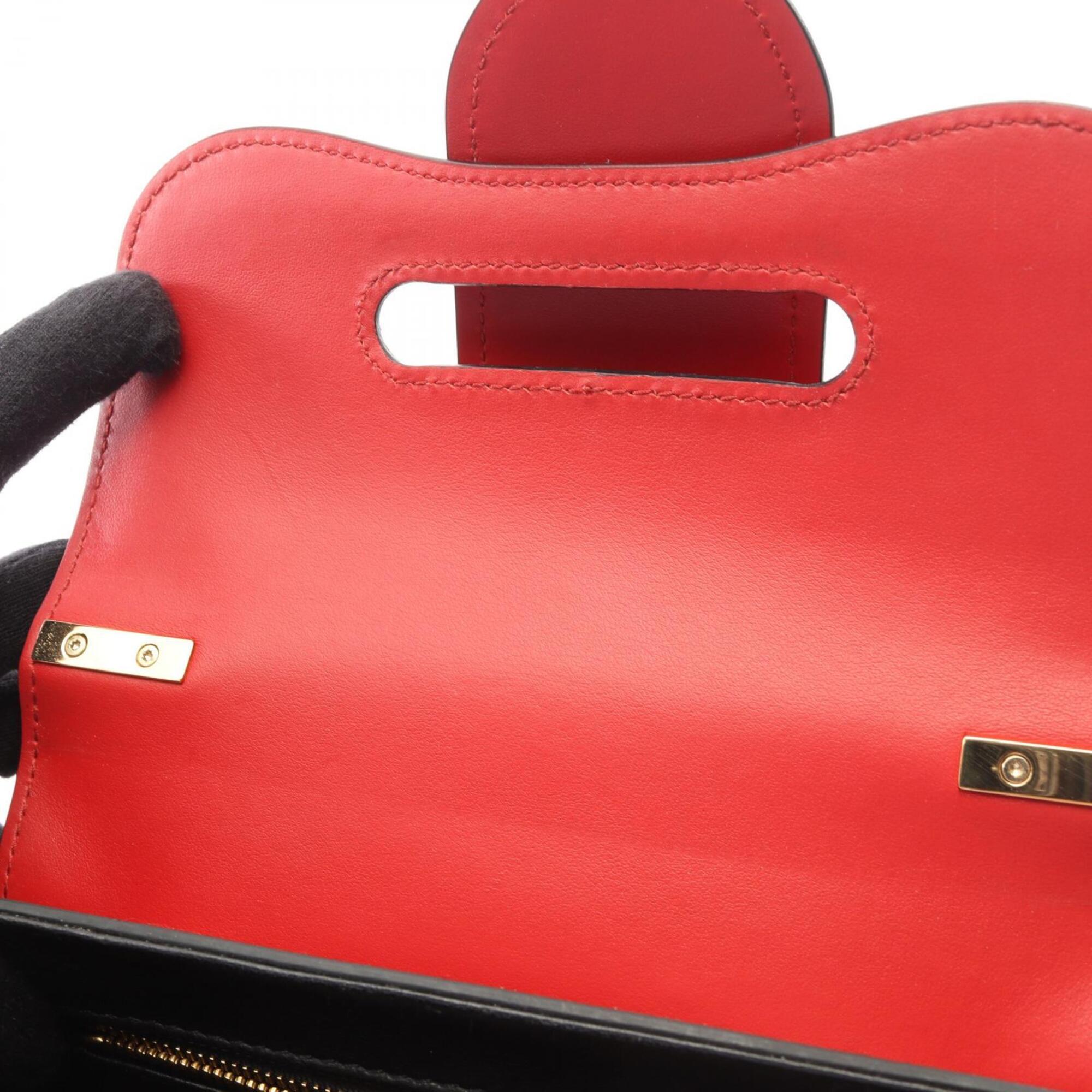 Prada Red Color Saffiano Handbag (Pre-Owned)