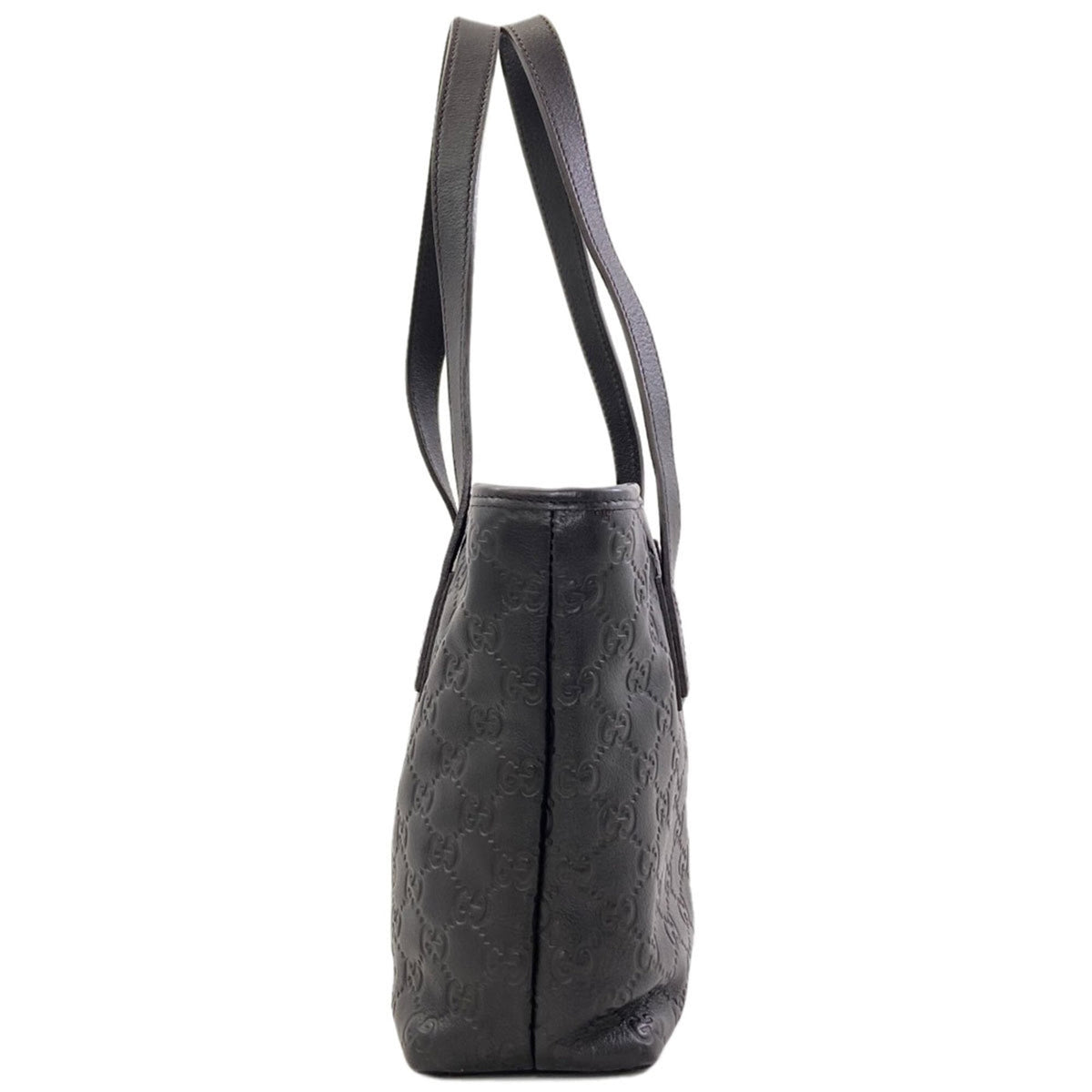 Gucci Black Leather Tote Bag (Pre-Owned)